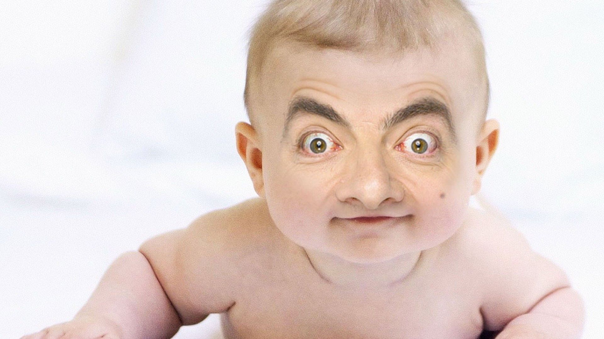 Bambino con volto Mr. Bean, 1920x1080 Full HD 1080p, PC