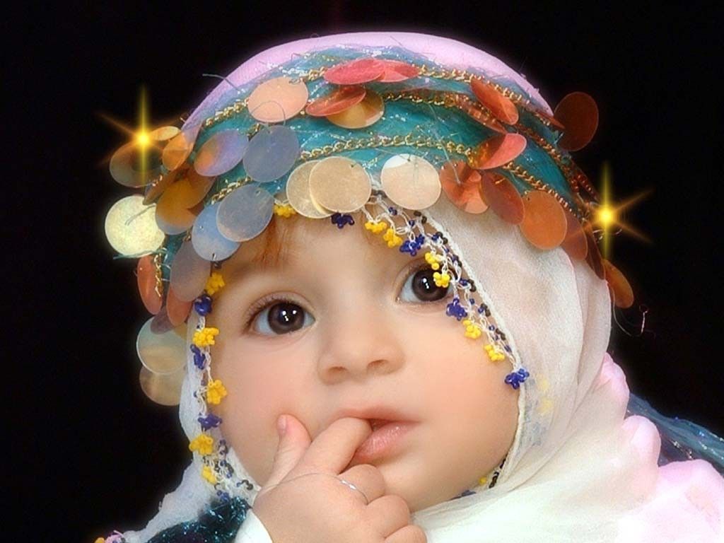 Bambino con copricapo colorato, 1024x768 HD, Desktop