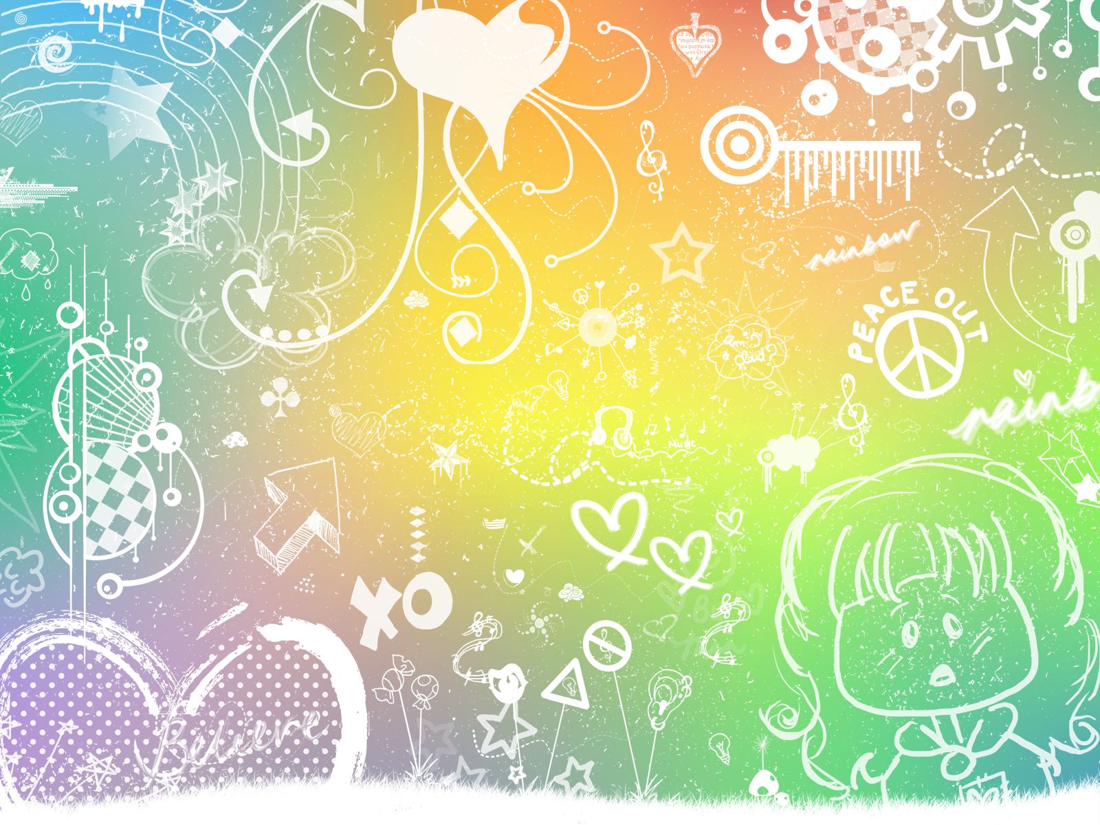 Doodle colorato per bambini, 1600x1200 HD Ready, Desktop