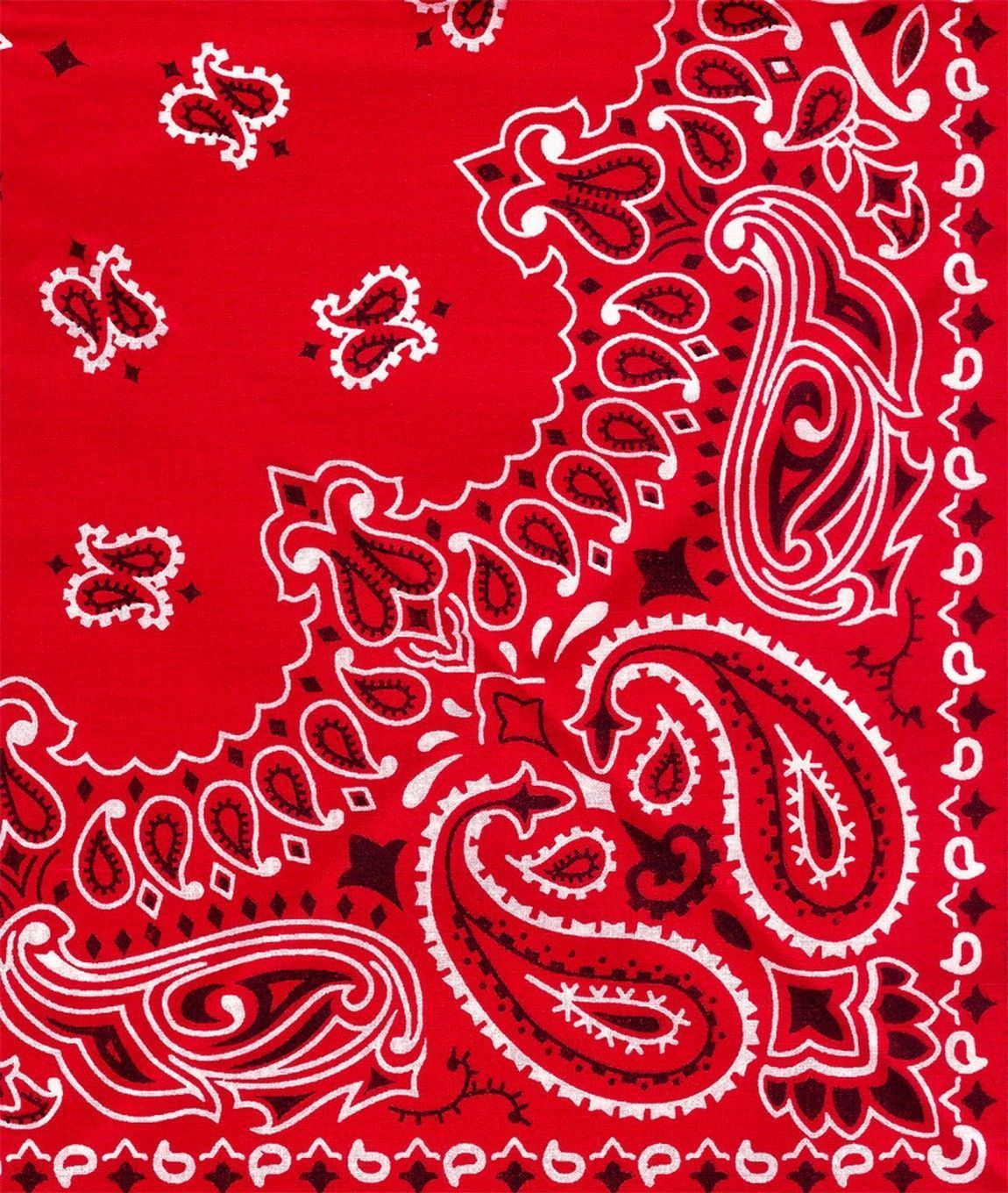 Bandana rossa paisley, 1150x1360 Full HD Verticale, Smartphone