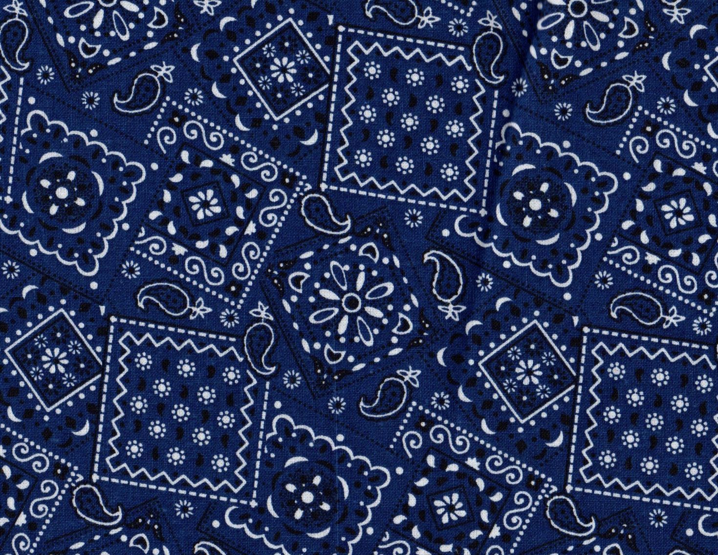 Bandana blu con motivi paisley, 1469x1136 720p, Laptop