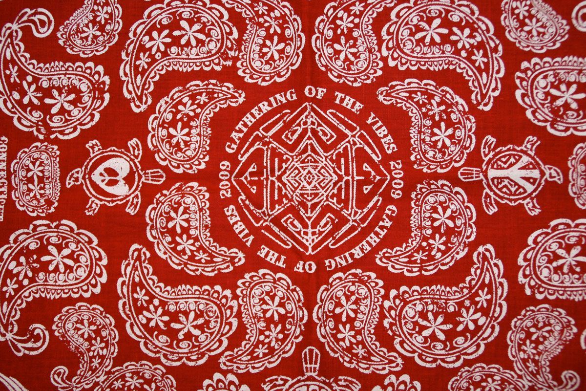 Bandana rossa motivo paisley, 1200x800 HD, Desktop