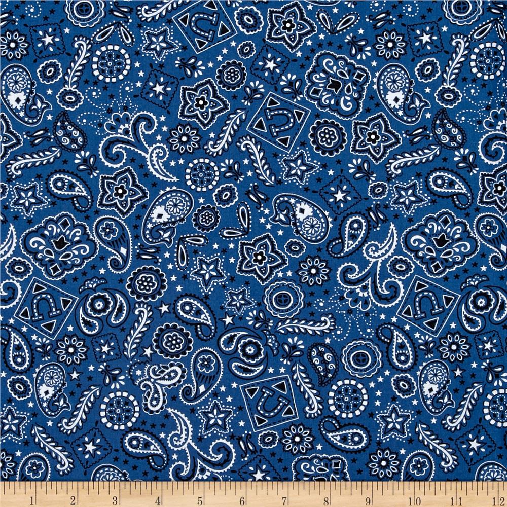 Motivo bandana blu scuro medaglioni, 1817x1817 900p, PC