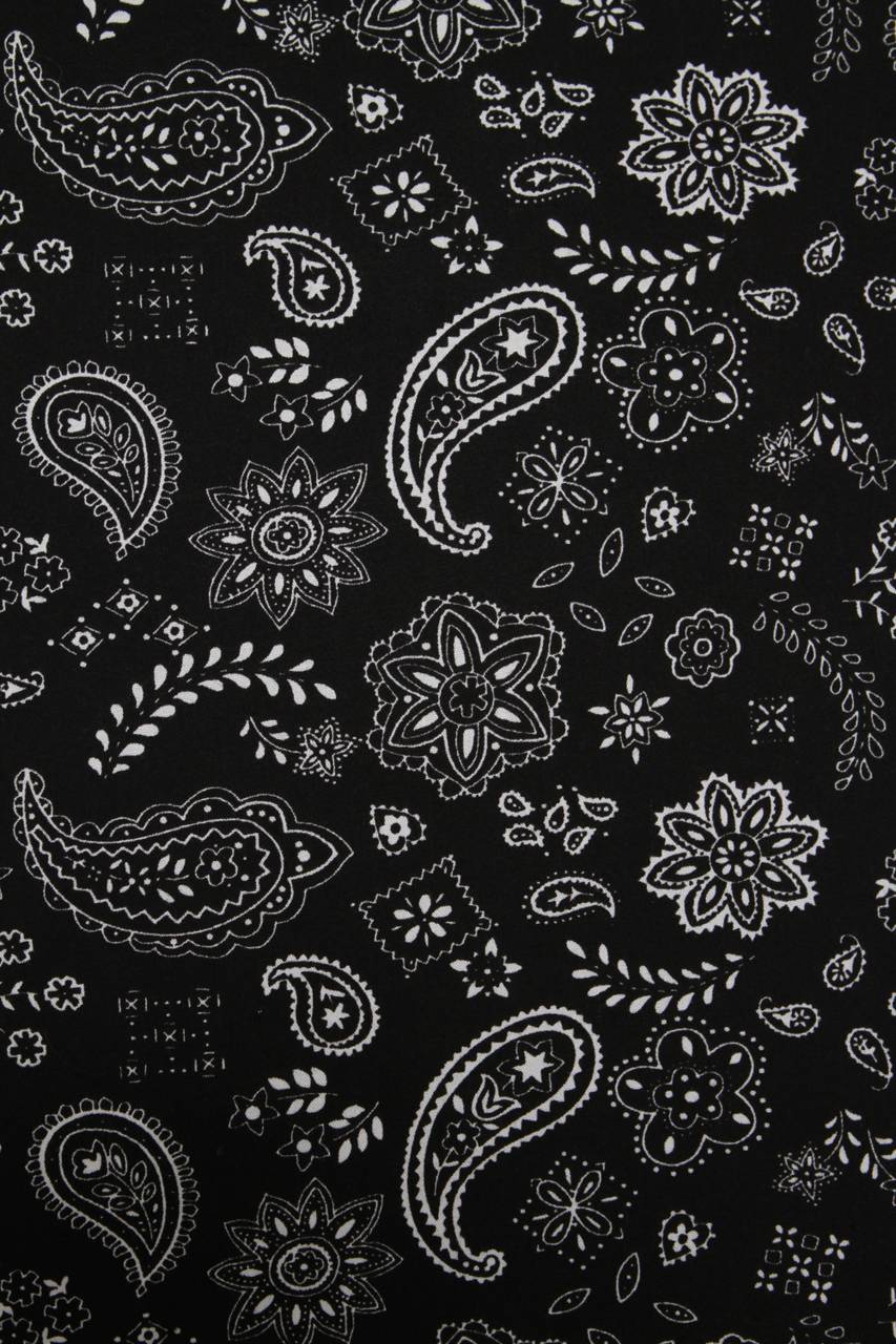 Pattern bandana nero e bianco, 853x1280 Full HD Verticale, Smartphone