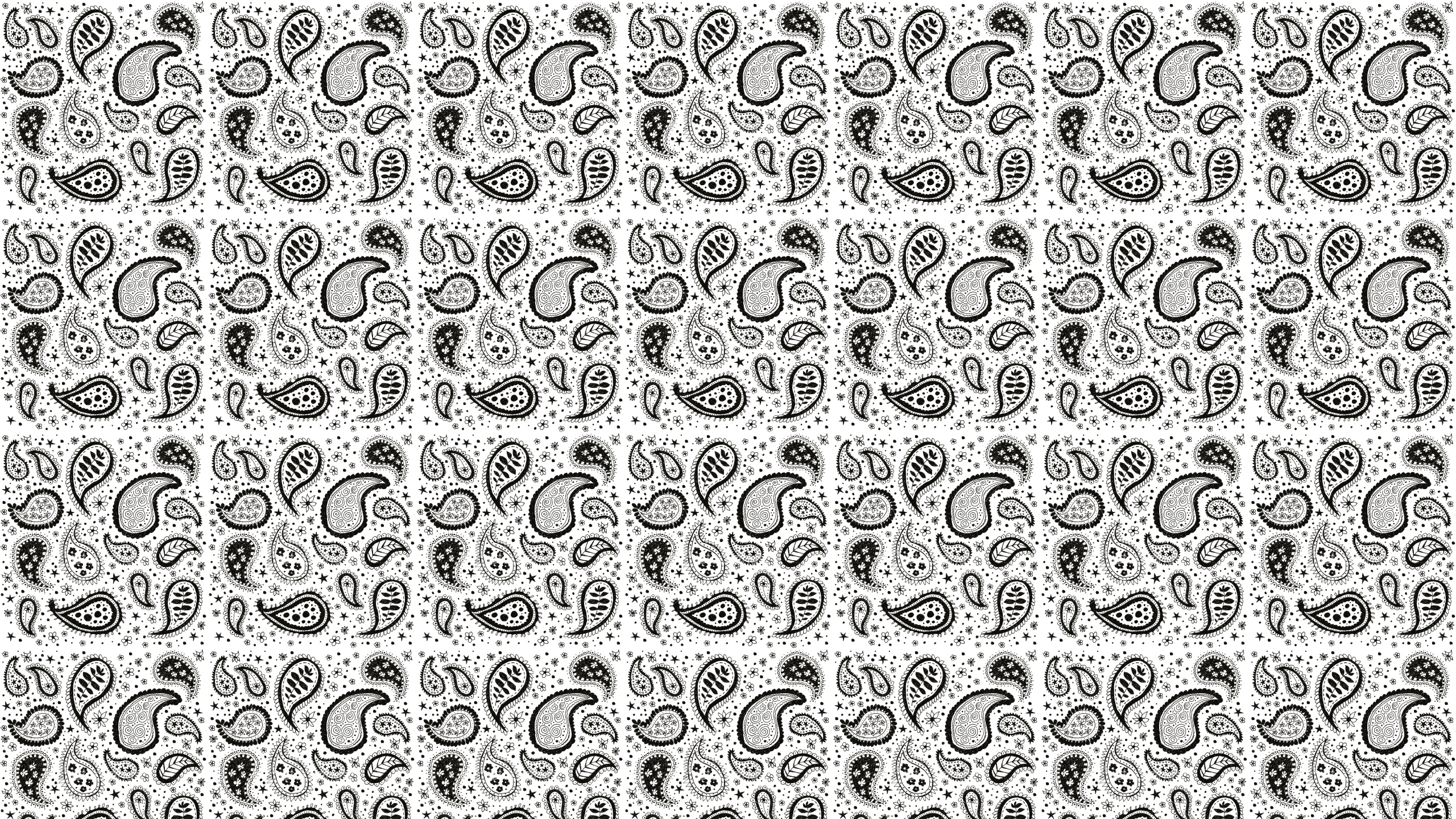 Bandana blu paisley pattern, 1000x1000 HD, Desktop
