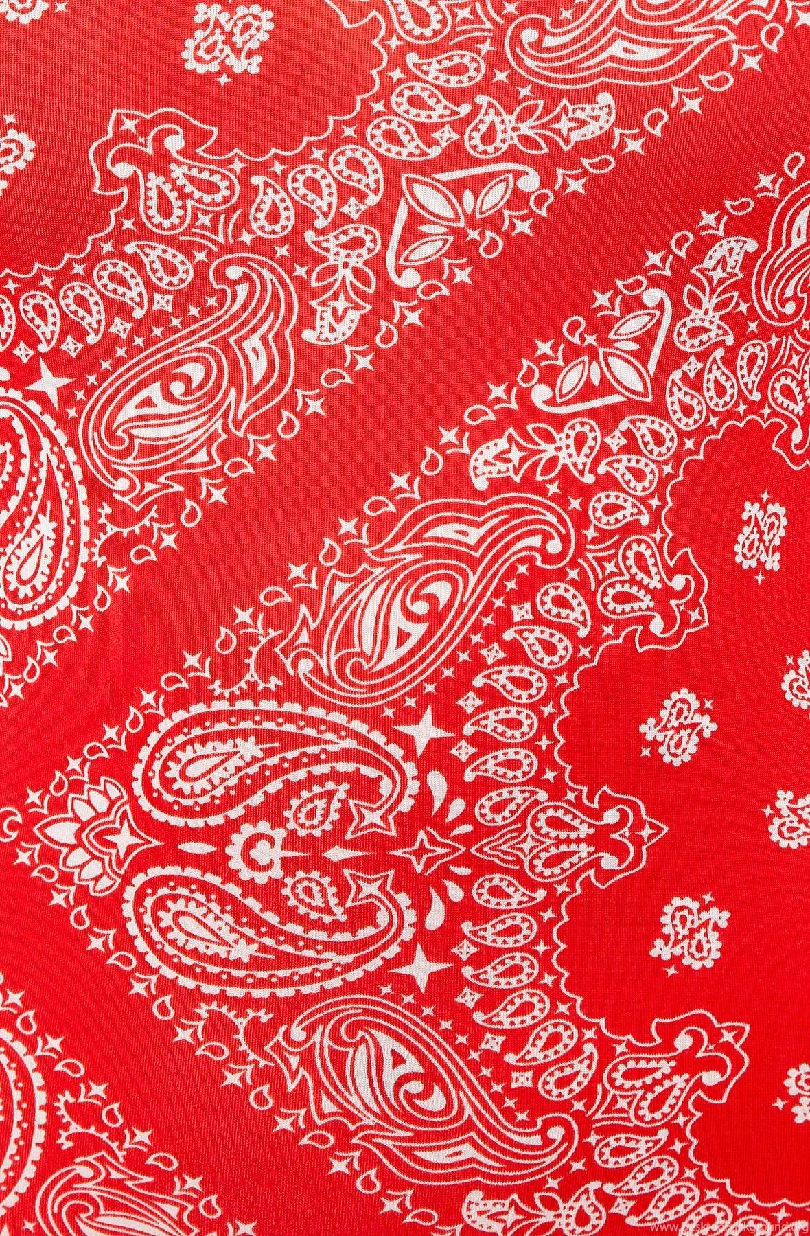 Bandana rossa paisley, 1180x1800 Full HD Verticale, iPhone