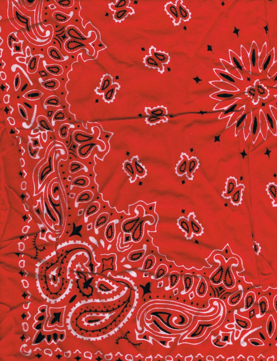 Bandana rossa paisley, 900x1172 Verticale, Mobile
