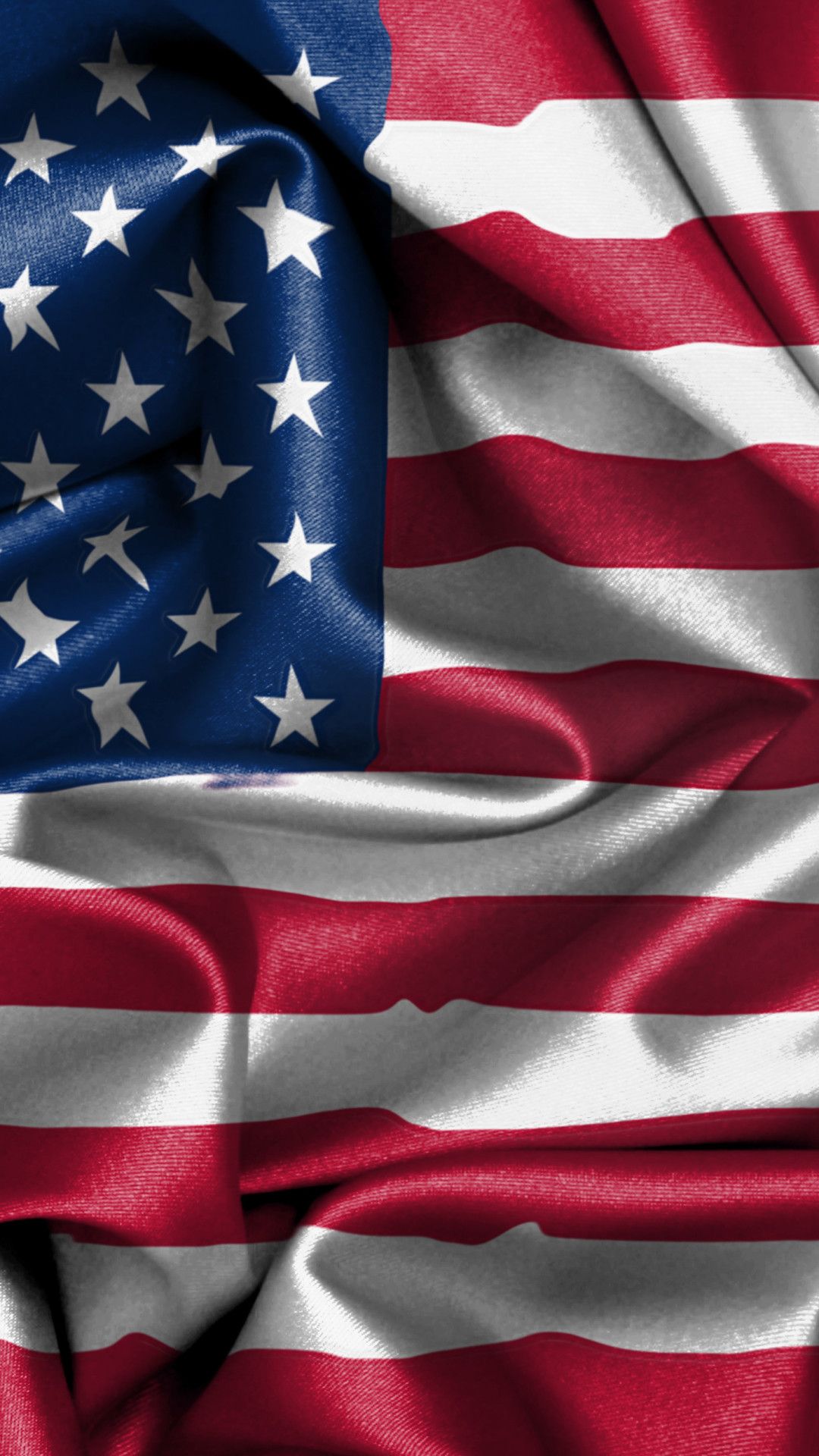 Bandiera americana increspata, 1080x1920 Full HD Verticale, iPhone Plus