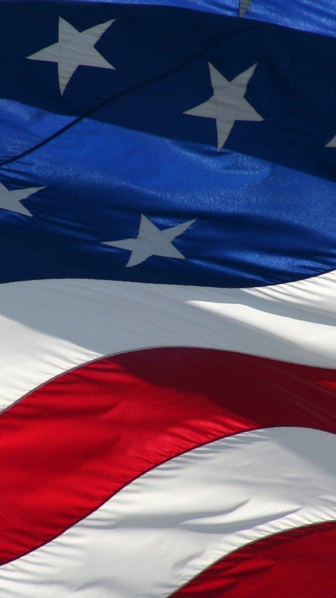 Bandiera americana drappeggiata, 1080x1920 Full HD Verticale, iPhone Air