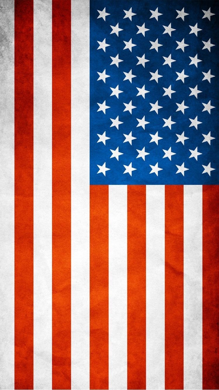 Bandiera americana texture grunge, 750x1334 Full HD Verticale, iPhone