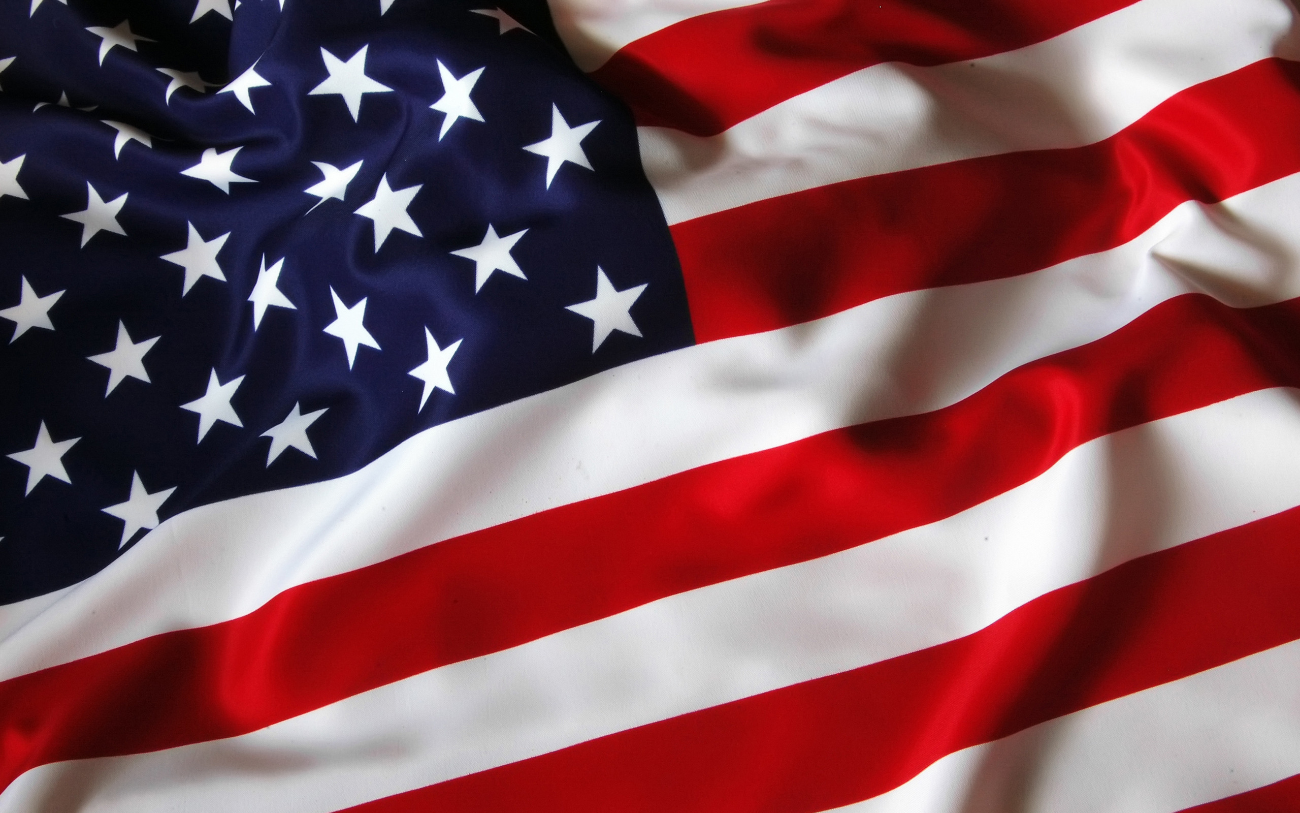 Bandiera americana ondulata, 2560x1600 2K, Laptop