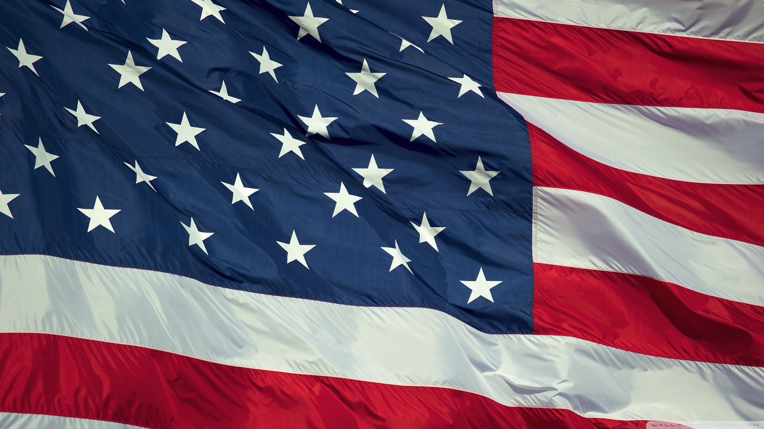 Bandiera americana sventolante, 2560x1440 QHD, Laptop
