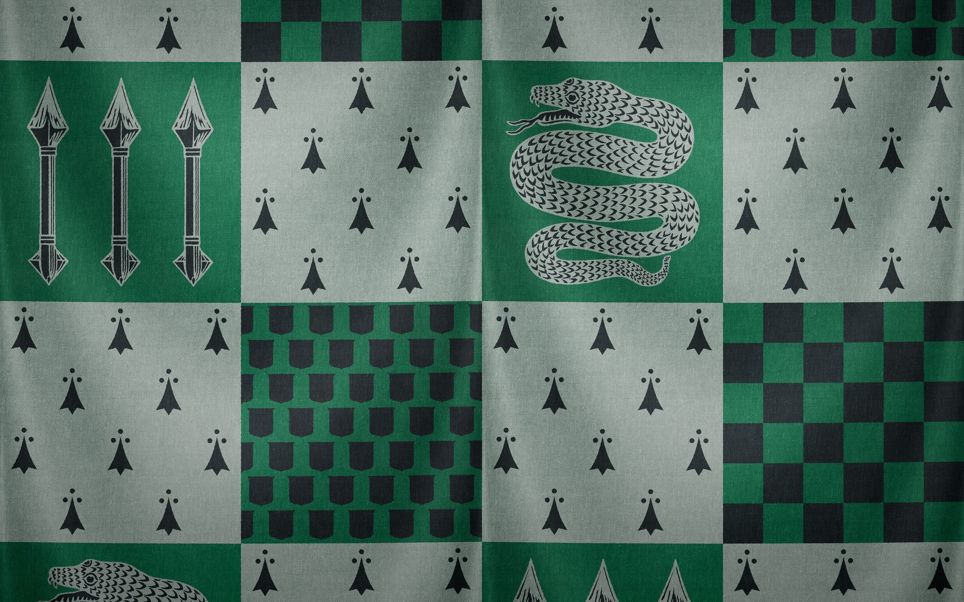 Stemma Slytherin bandiera verde, 2318x3000 Full HD Verticale, Smartphone