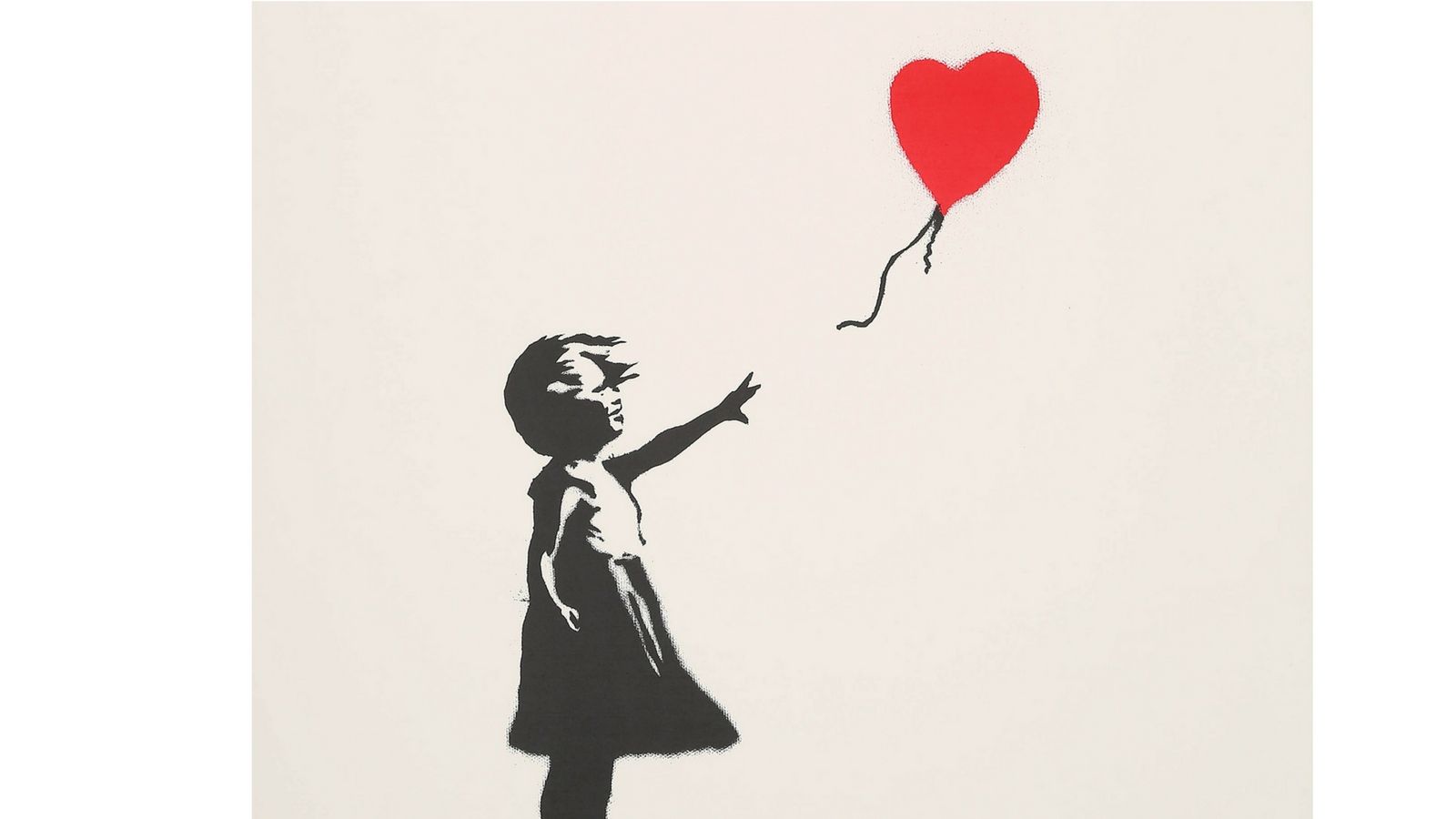 Ragazza con Palloncino, Banksy, 1600x900 HD Ready, Laptop