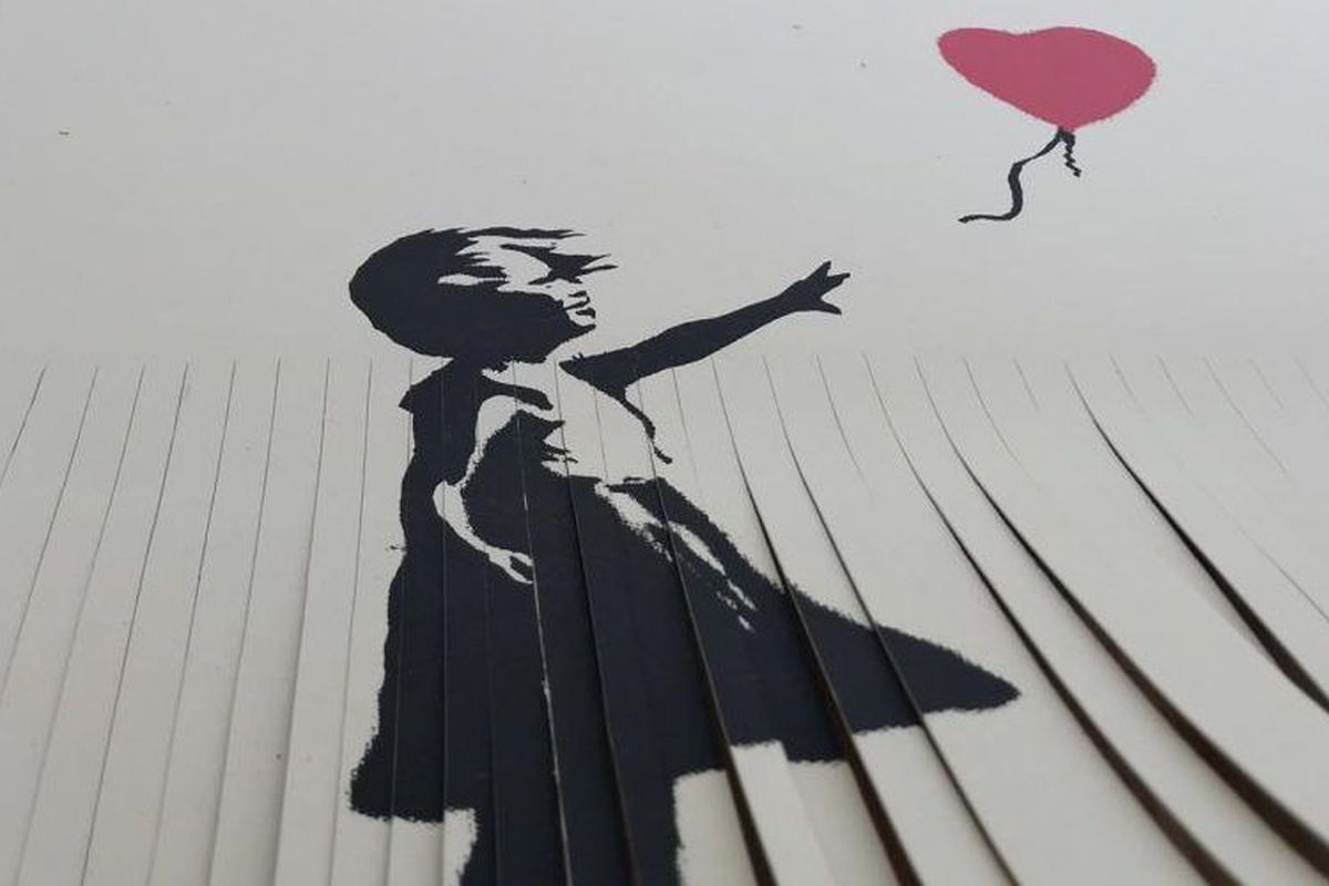 Ragazza con palloncino Banksy, 1200x800 HD, Desktop