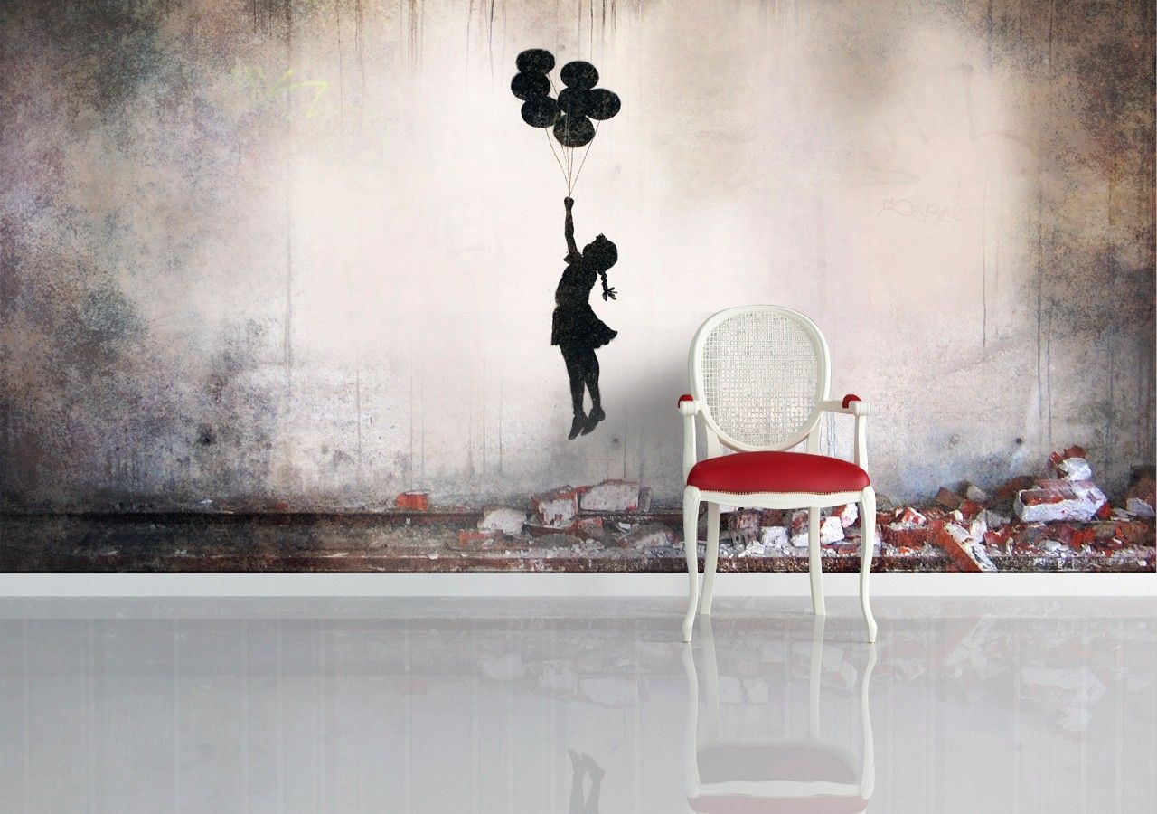 Ragazza con palloncino, Banksy, 1280x900 720p, Laptop