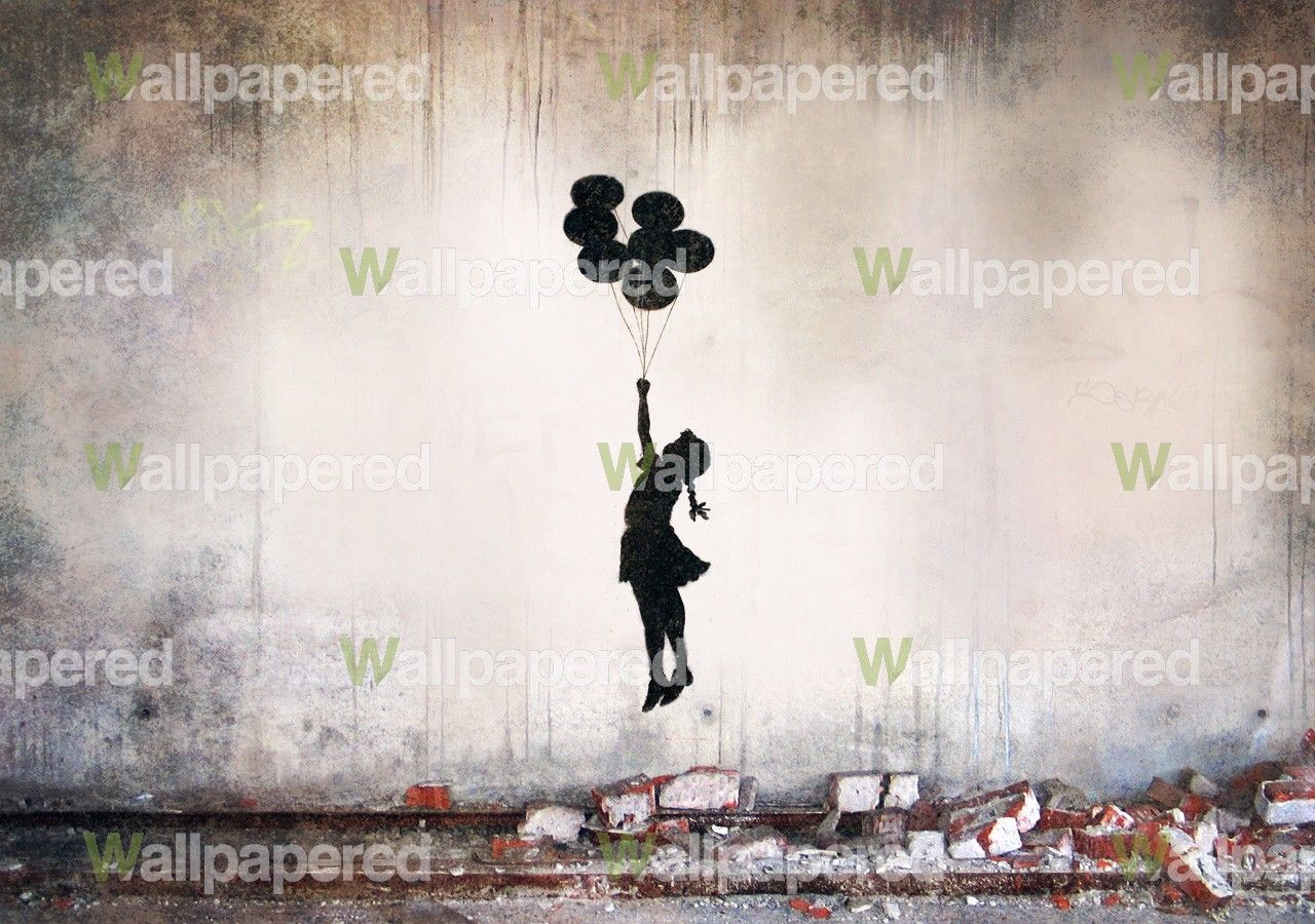 Ragazza con palloncini Banksy, 1280x900 HD, Desktop
