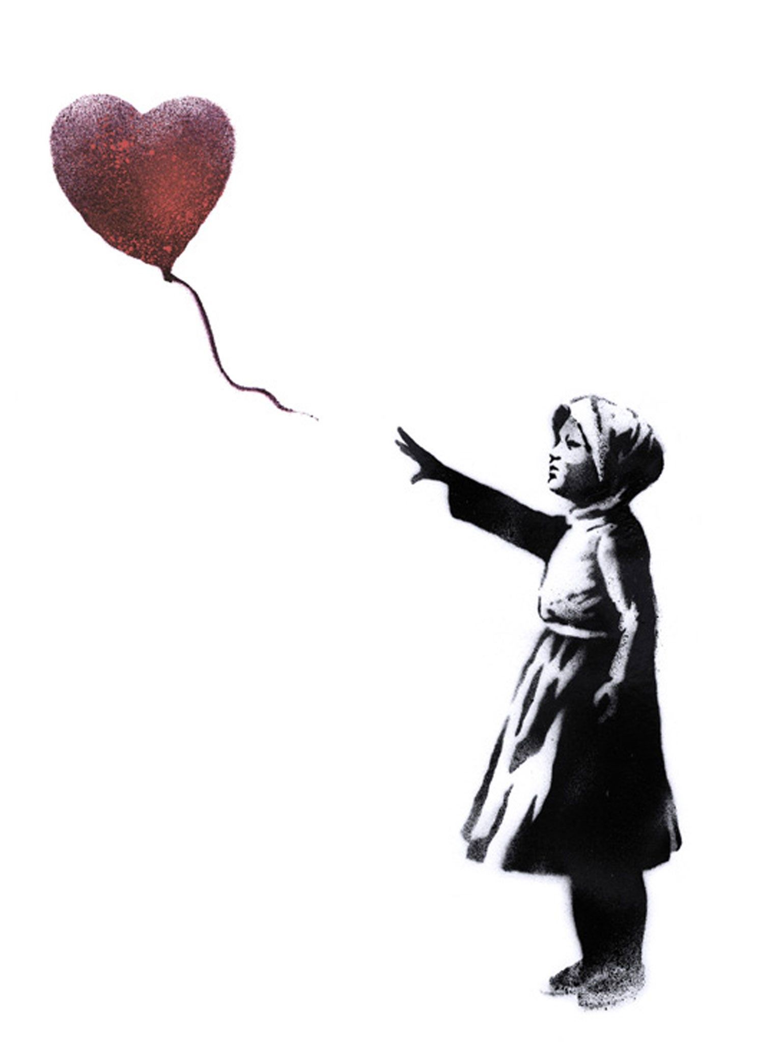 Ragazza con palloncino Banksy, 1536x2048 Verticale, Mobile