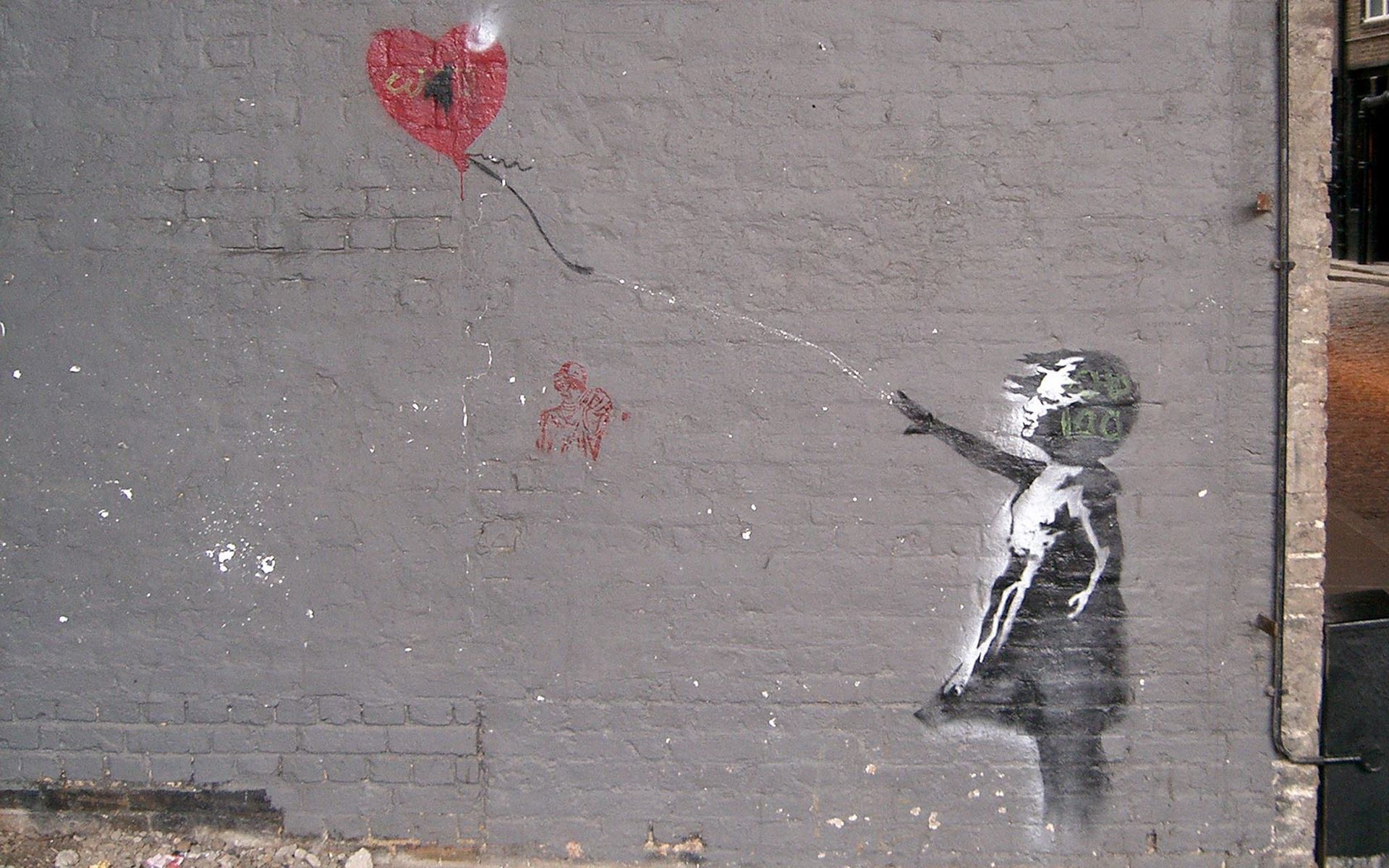 Ragazza con Palloncino, Banksy, 1920x1200 WUXGA, Desktop
