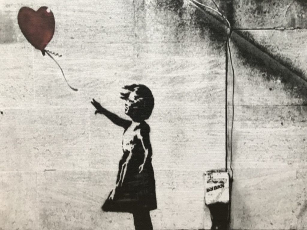 Ragazza con palloncino Banksy, 1024x768 HD, iMac