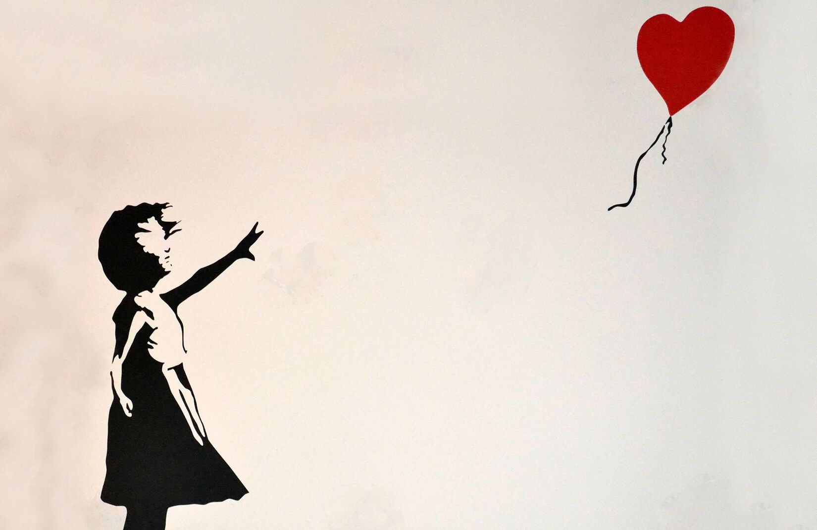 Ragazza con Palloncino, Banksy, 1650x1070 HD Ready, PC
