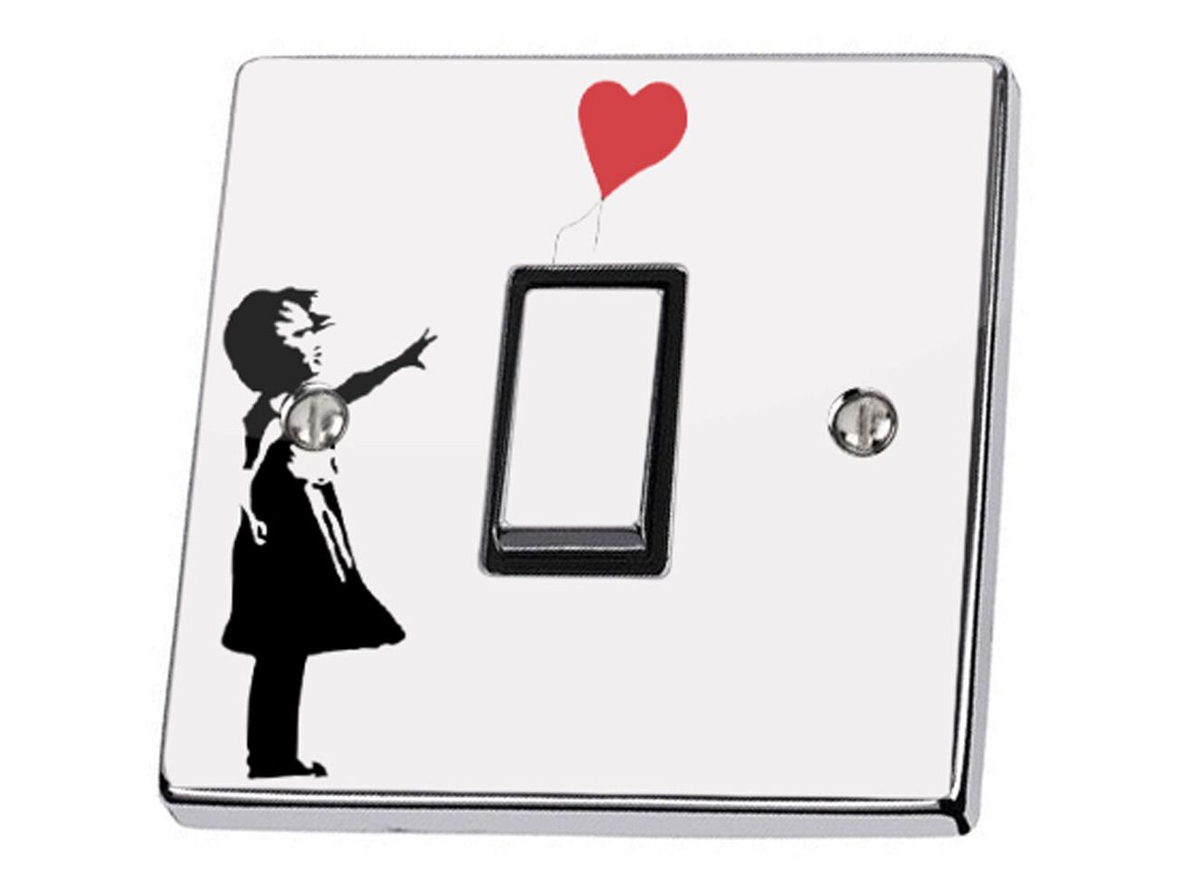 Ragazza con palloncini Banksy, 1500x1500 720p, PC
