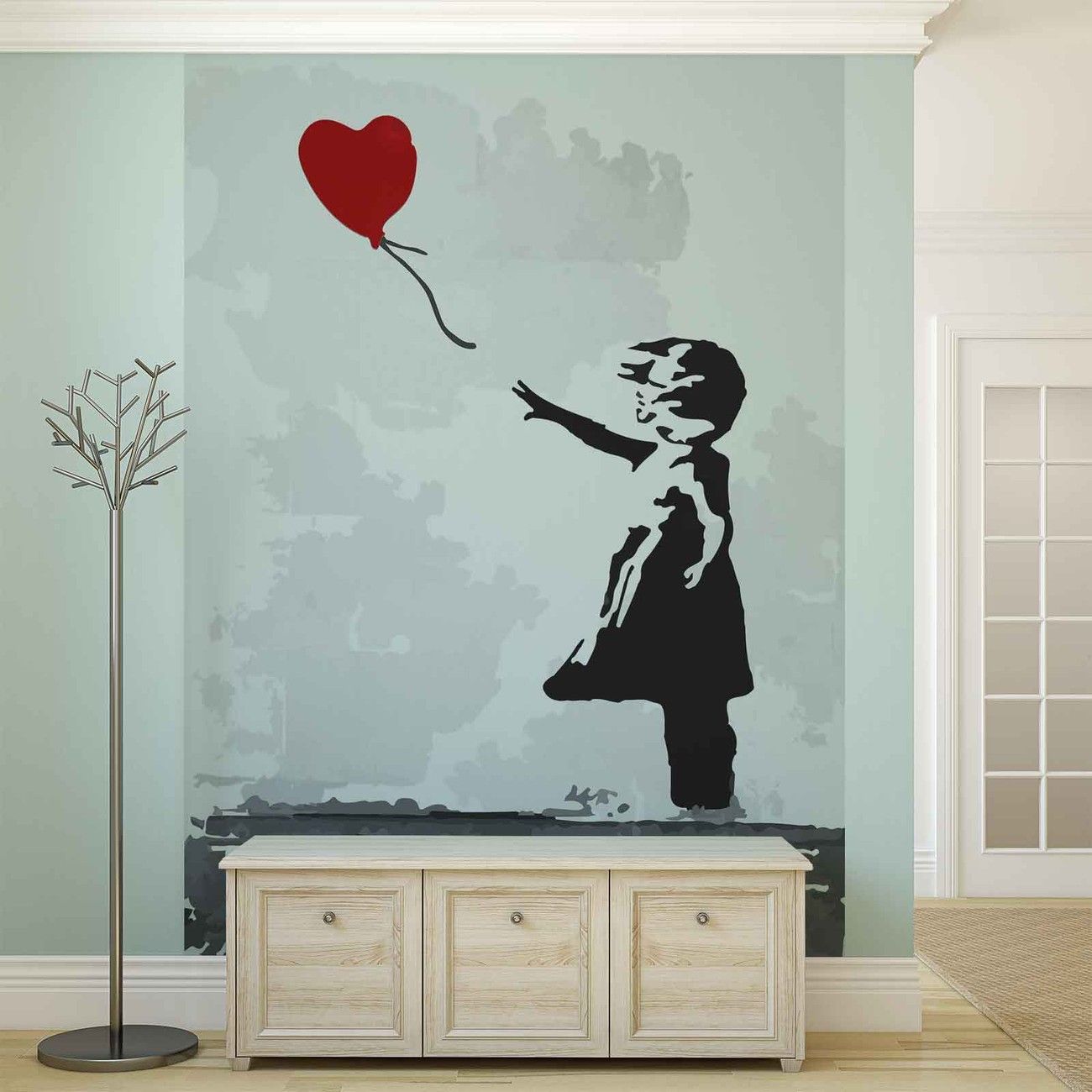 Ragazza con palloncino, tritata Banksy, 1200x1200 HD, PC
