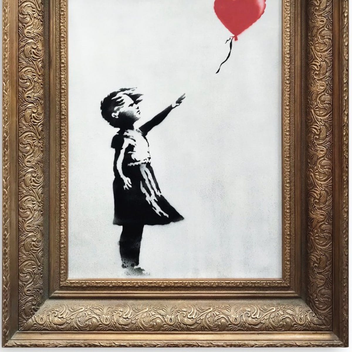 Ragazza con palloncini colorati, 981x1330 Verticale, Mobile