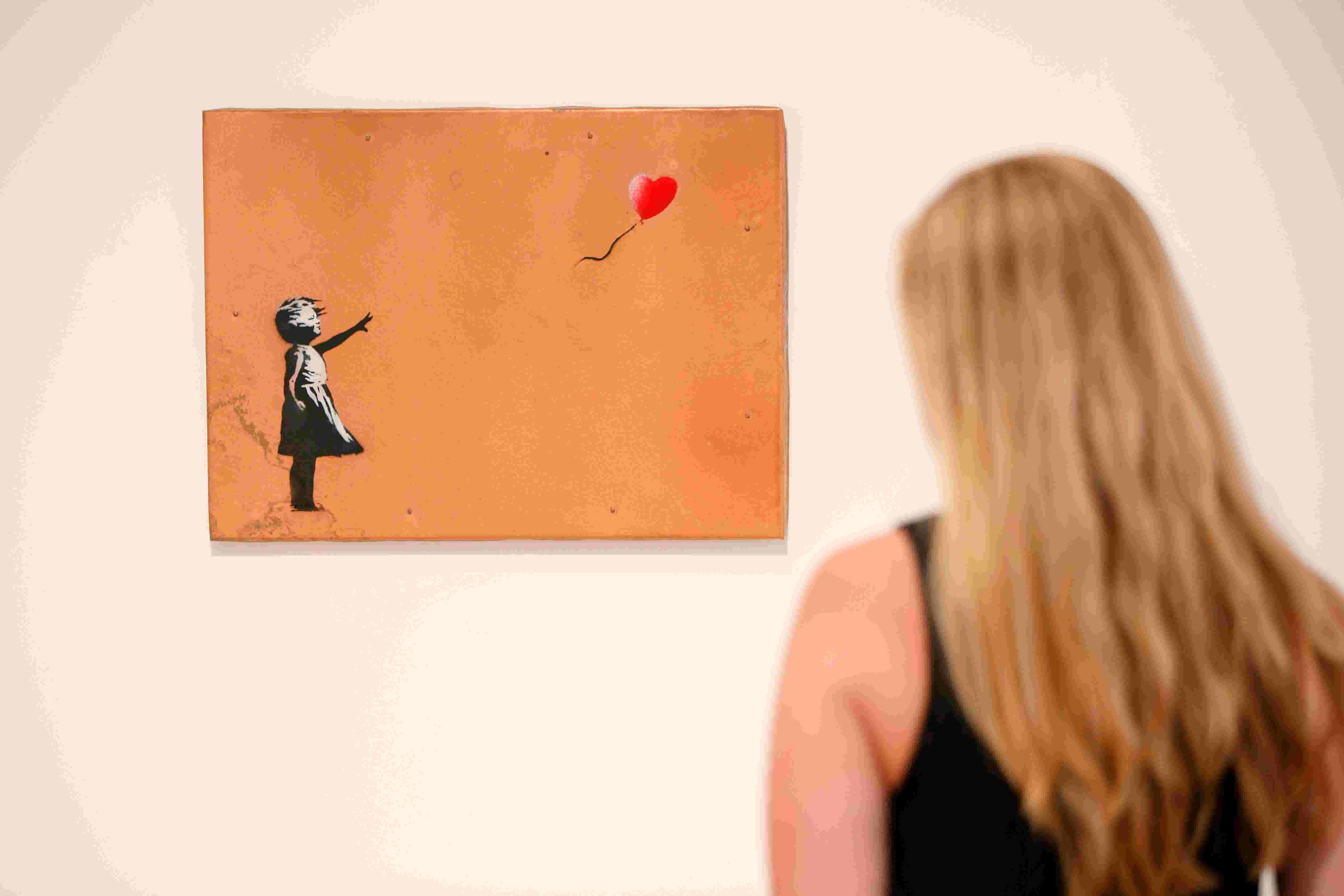 Ragazza con palloncino Banksy, 1200x1200 HD, Notebook Gaming