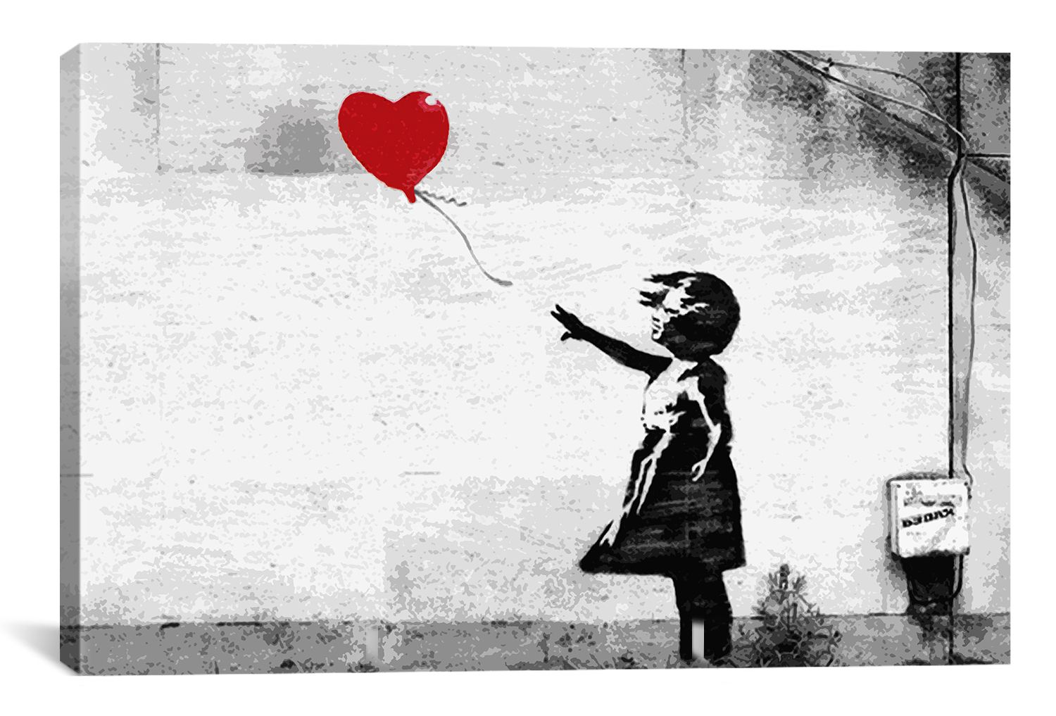 Bambina con palloncini, ratto Banksy, 920x920 HD, Laptop