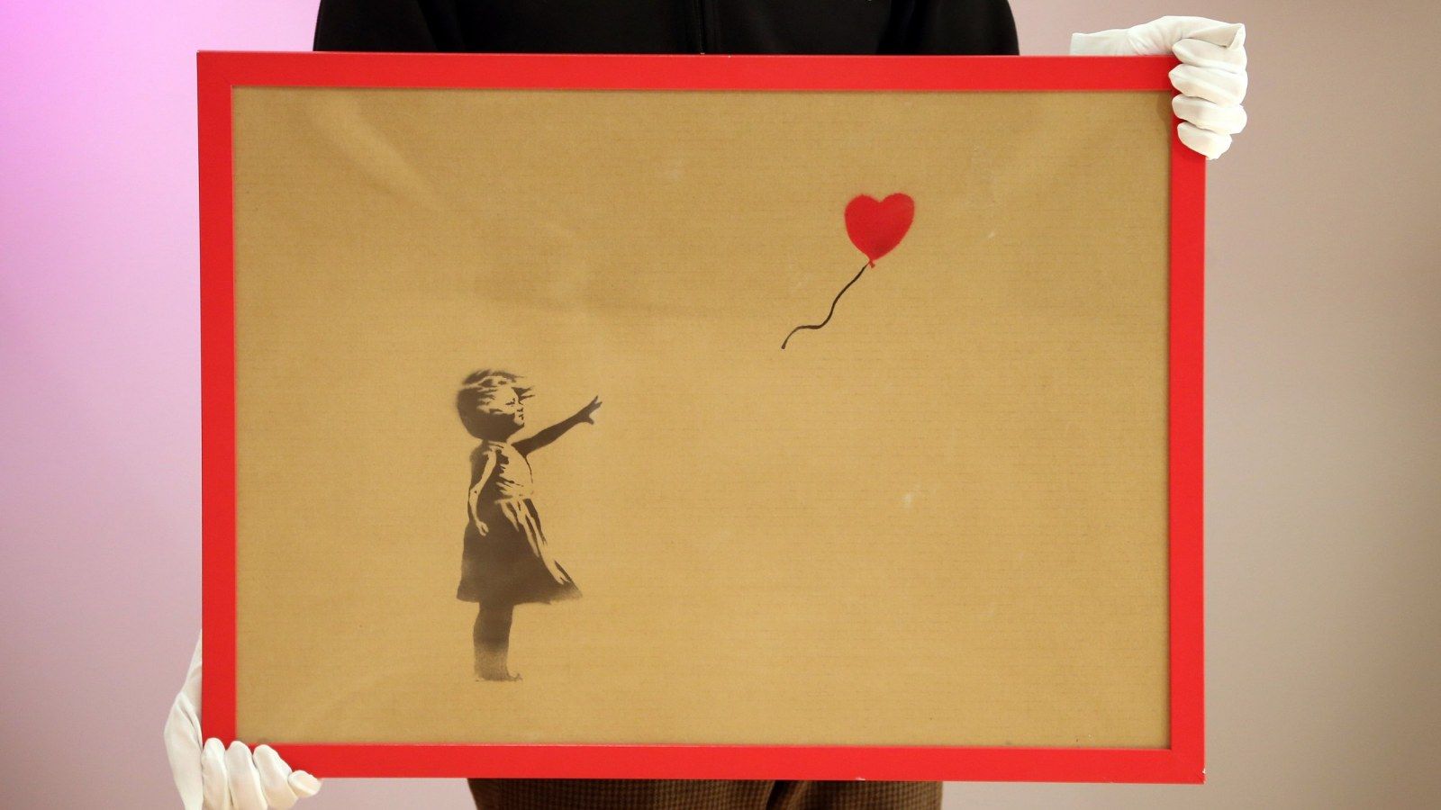 Ragazza con Palloncino di Banksy, 2048x1152 alta risoluzione, iMac
