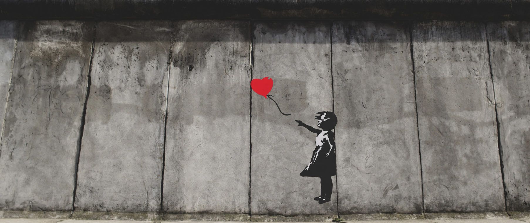 Ragazza con palloncino Banksy, 1806x762 21:9, Ultrawide