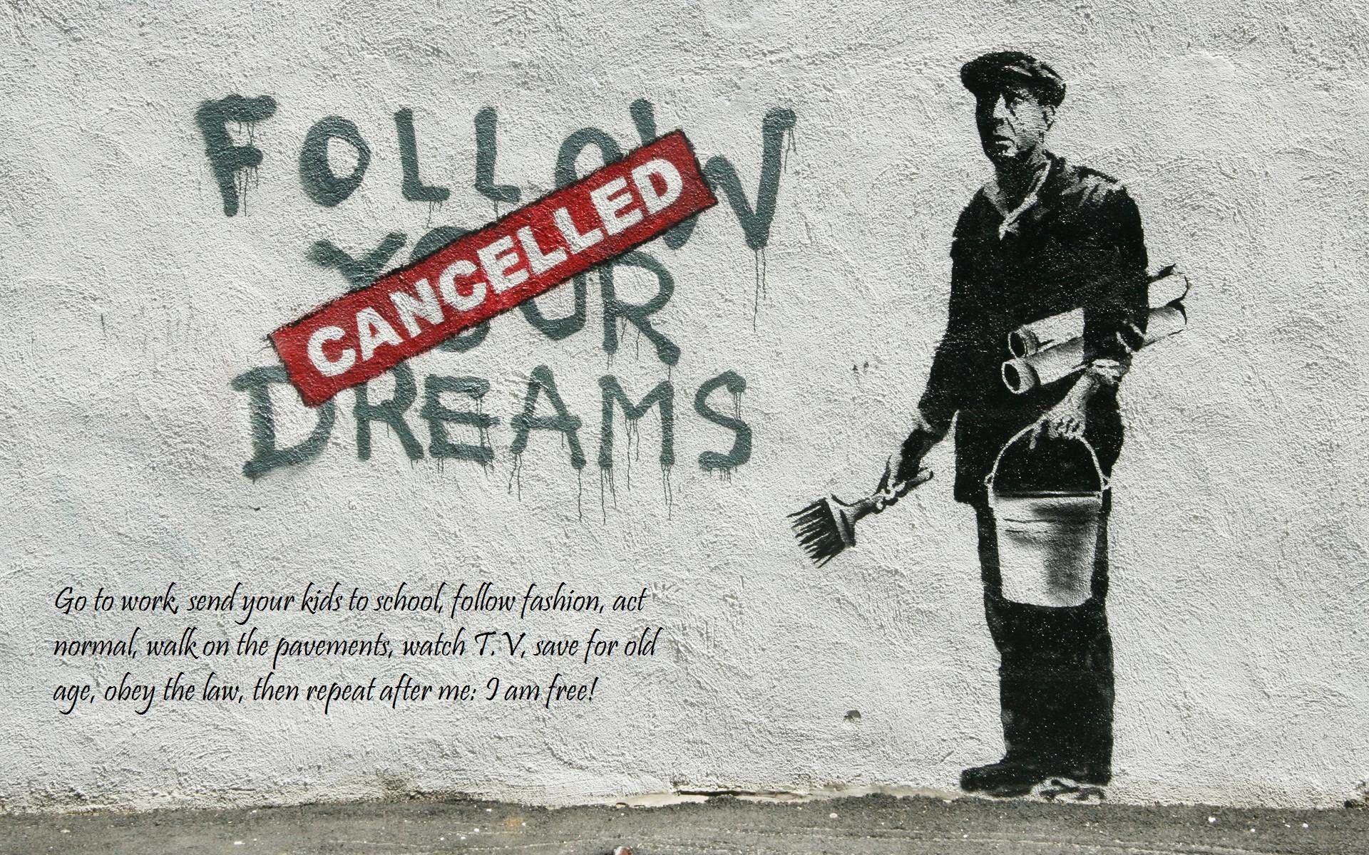 Banksy murale carta da parati rosa, 2000x1698 Hi-Res, Desktop