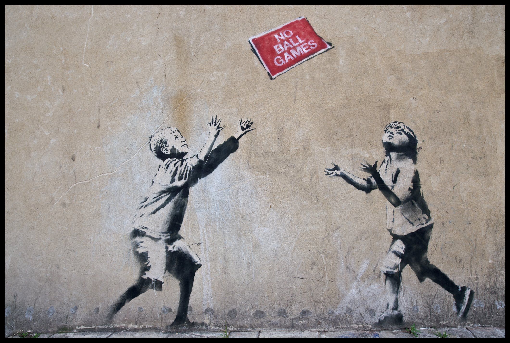 Bambini murale No Ball Games, 2121x1428 2K, PC Desktop