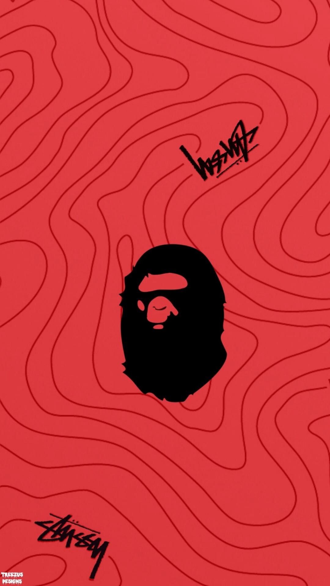 Logo squalo BAPE nero, 1920x1080 Full HD, PC