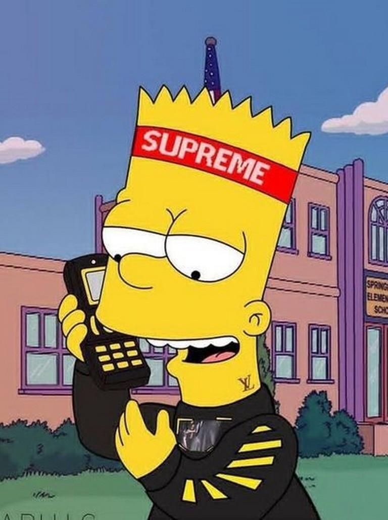 Bart scrive su testa Homer, 1280x960 720p, Lenovo Legion