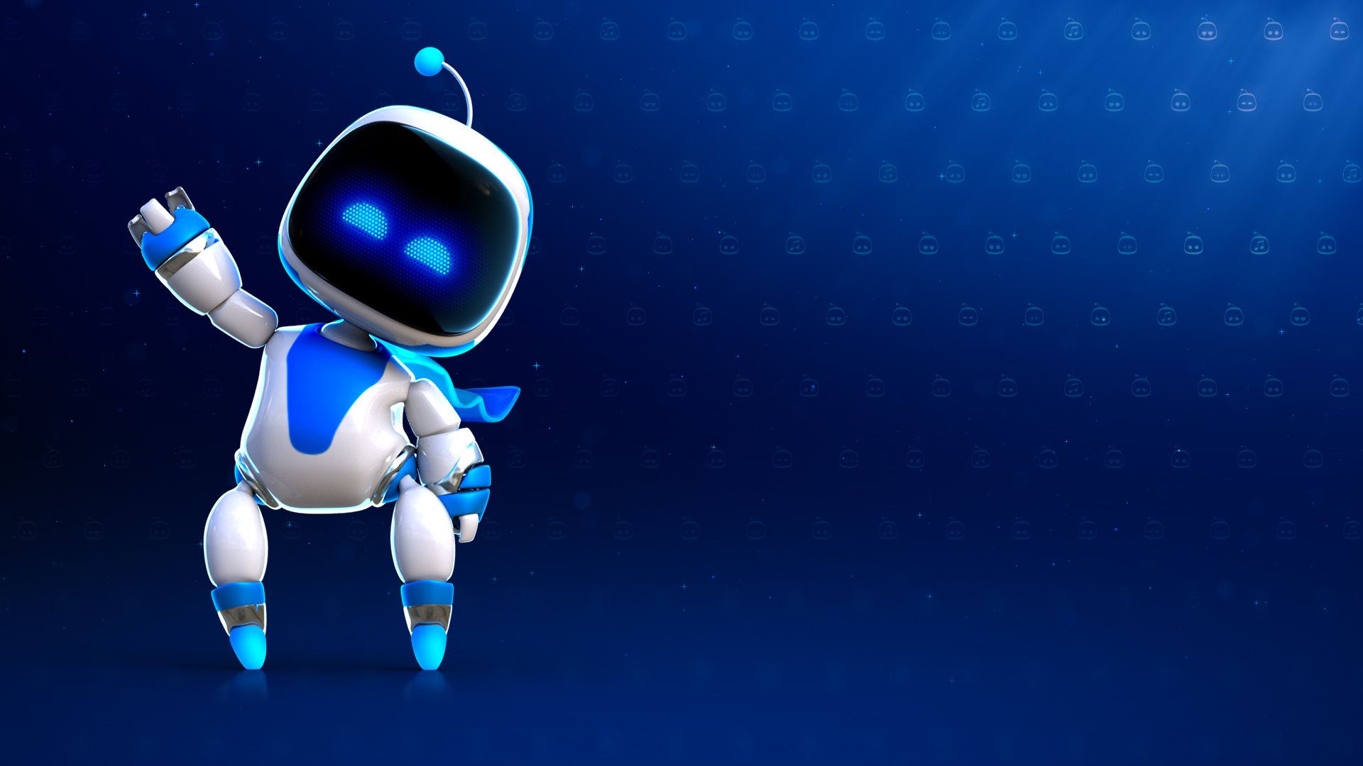 Astro Bot robot blu PlayStation, console Sony, 1920x1080 Full HD 1080p, Laptop