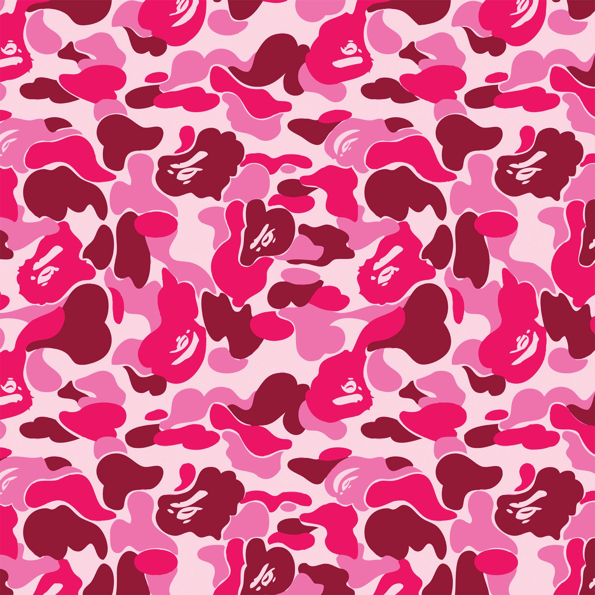 Camouflage Bape rosa, 2048x2048 Hi-Res, PC