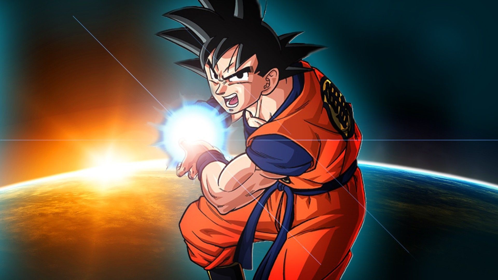 Goku Dragon Ball Z Kamehameha, 1920x1080 Full HD, PC Desktop