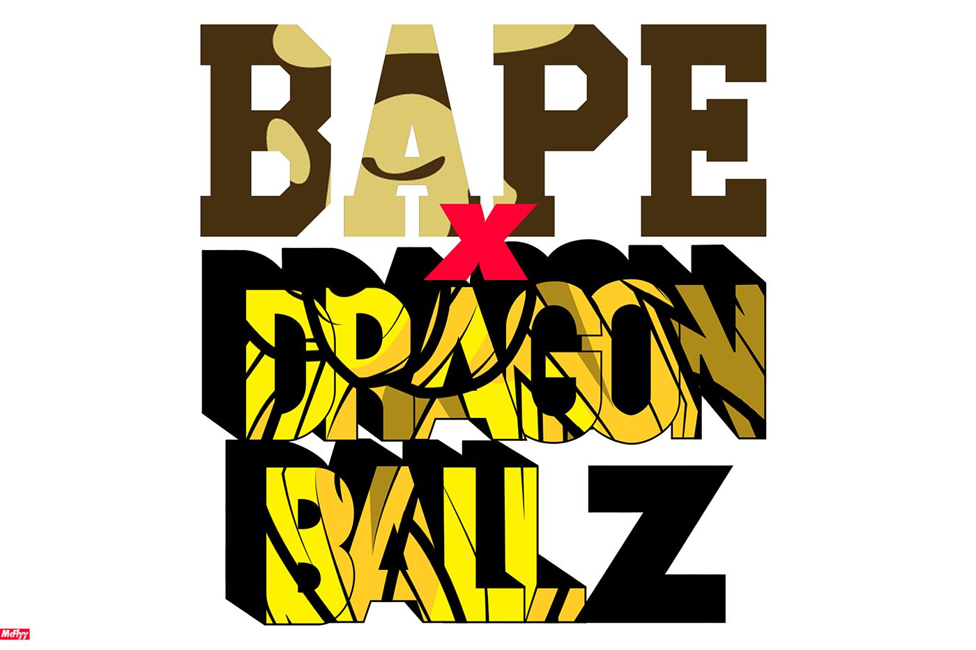 Logo Bape x Dragon Ball Z, 1400x933 HD, Notebook Gaming