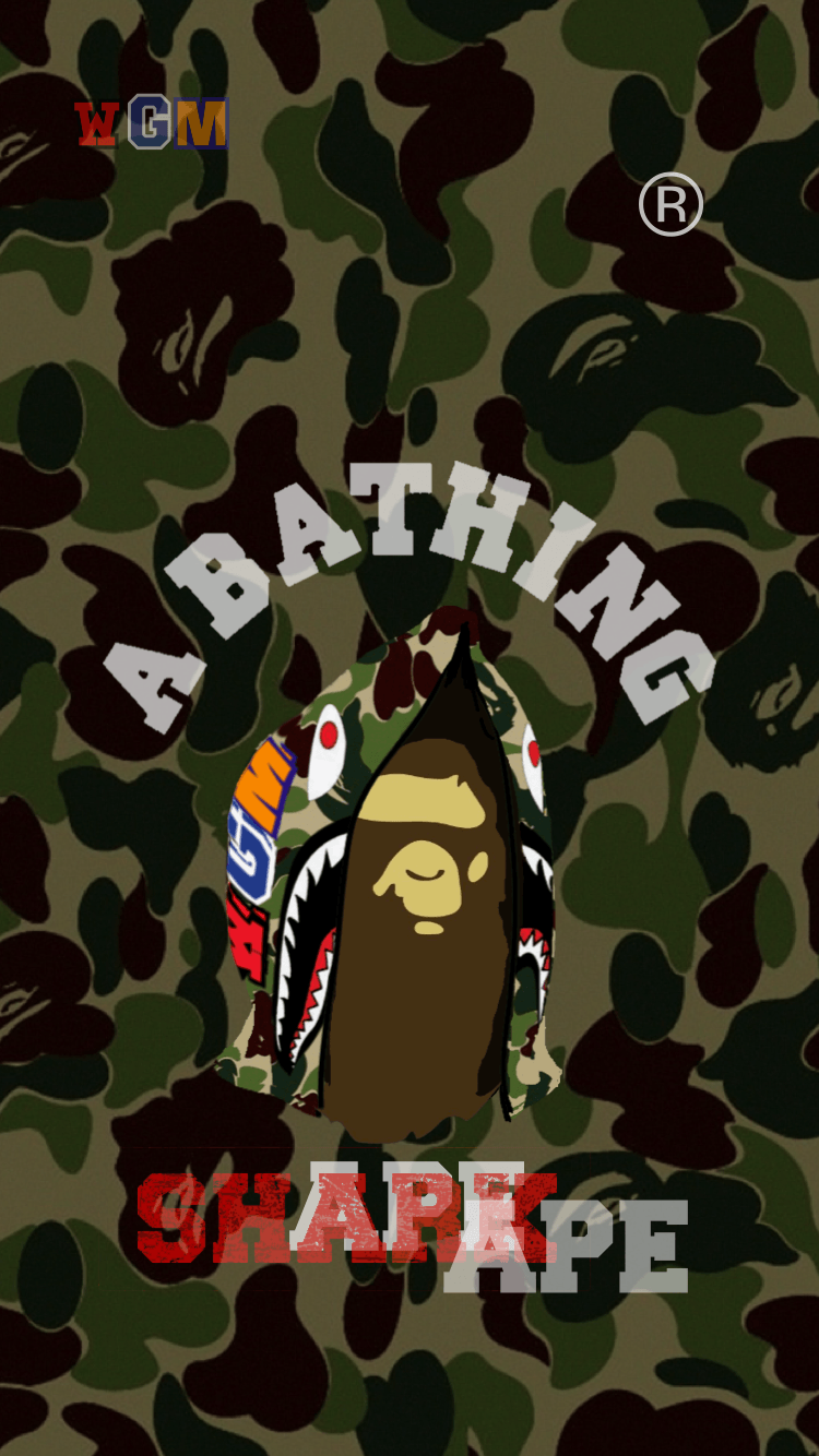 BAPE scimmia logo camo viola, 1024x768 HD, PC