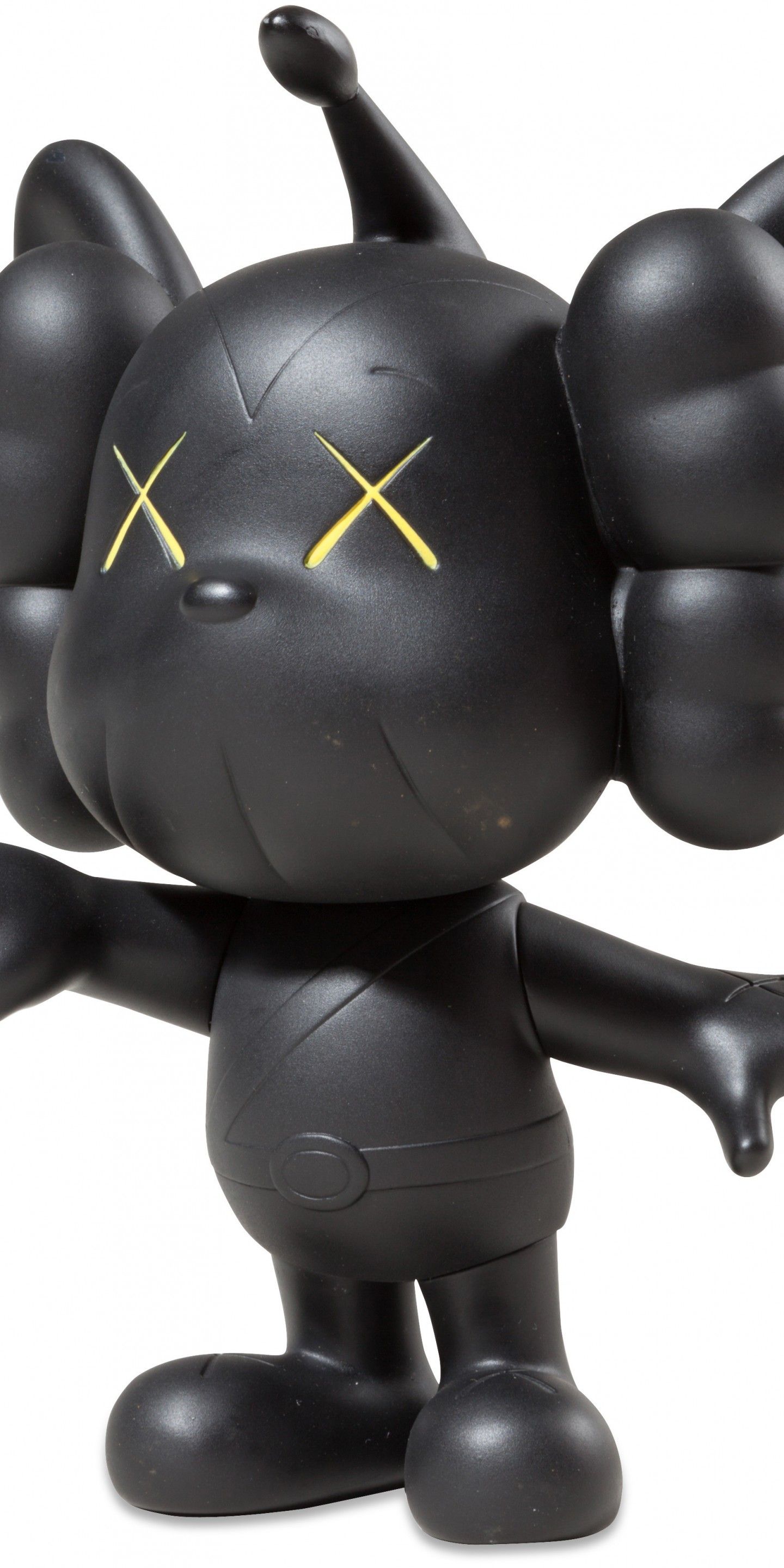 Figura KAWS nera Bearbrick, 1440x2880 Verticale, OnePlus
