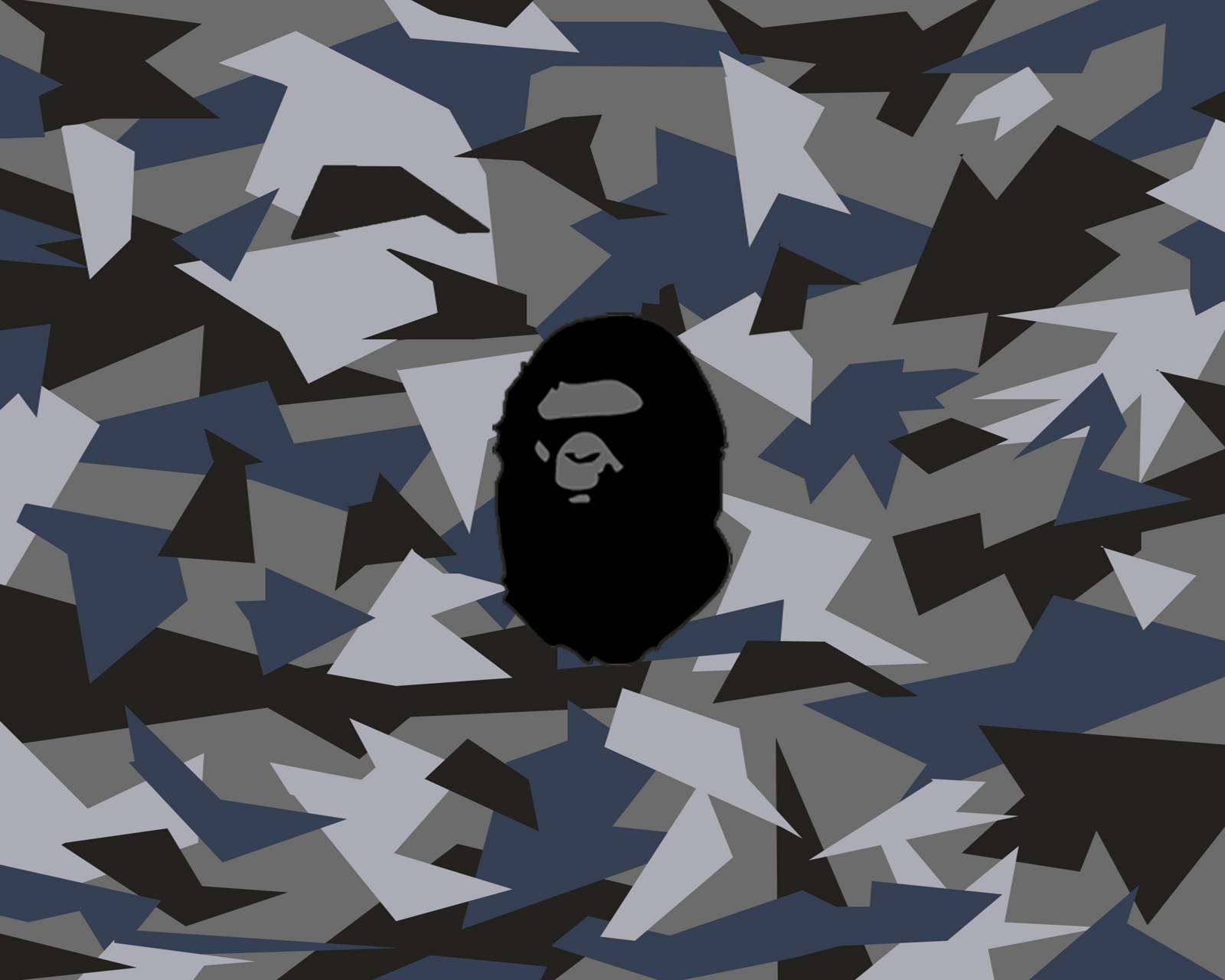 BAPE camo scimmia nera, 1600x1280 HD, Lenovo Legion