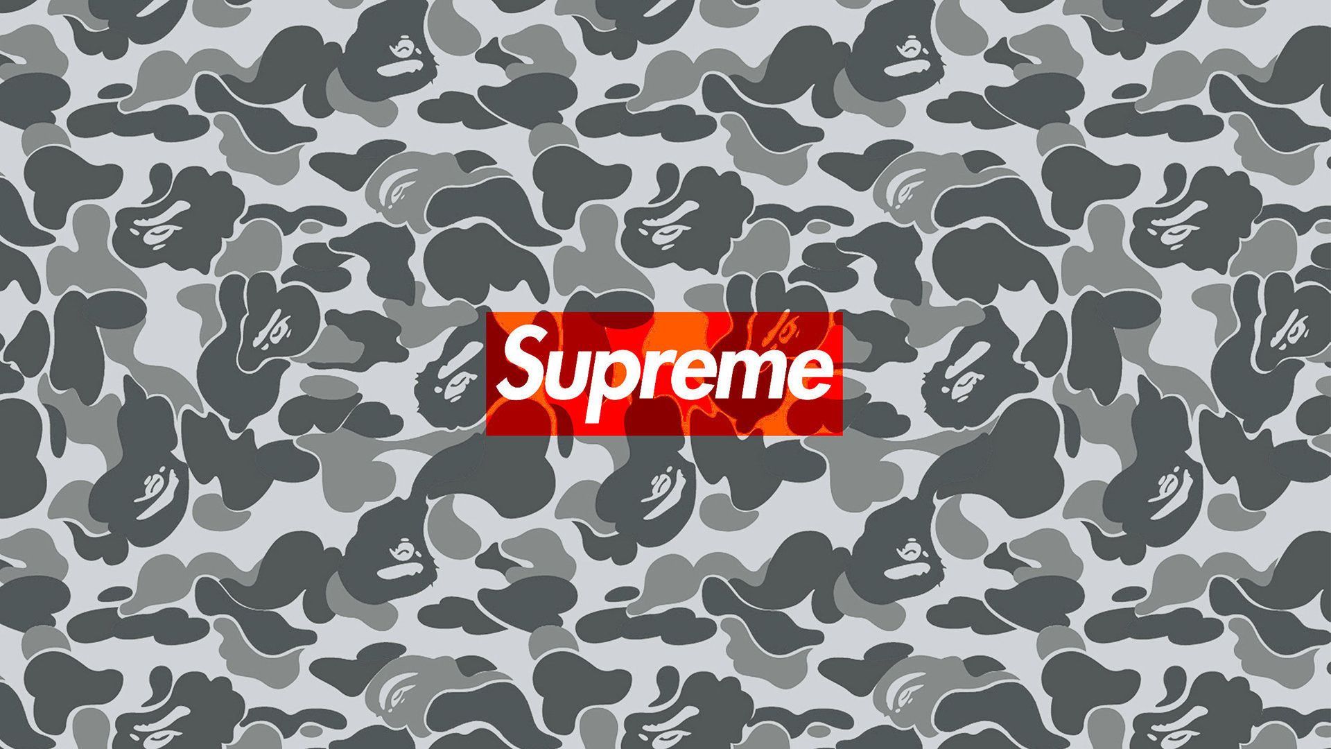 BAPE Ape Head camo, 1920x1080 1080p, Laptop