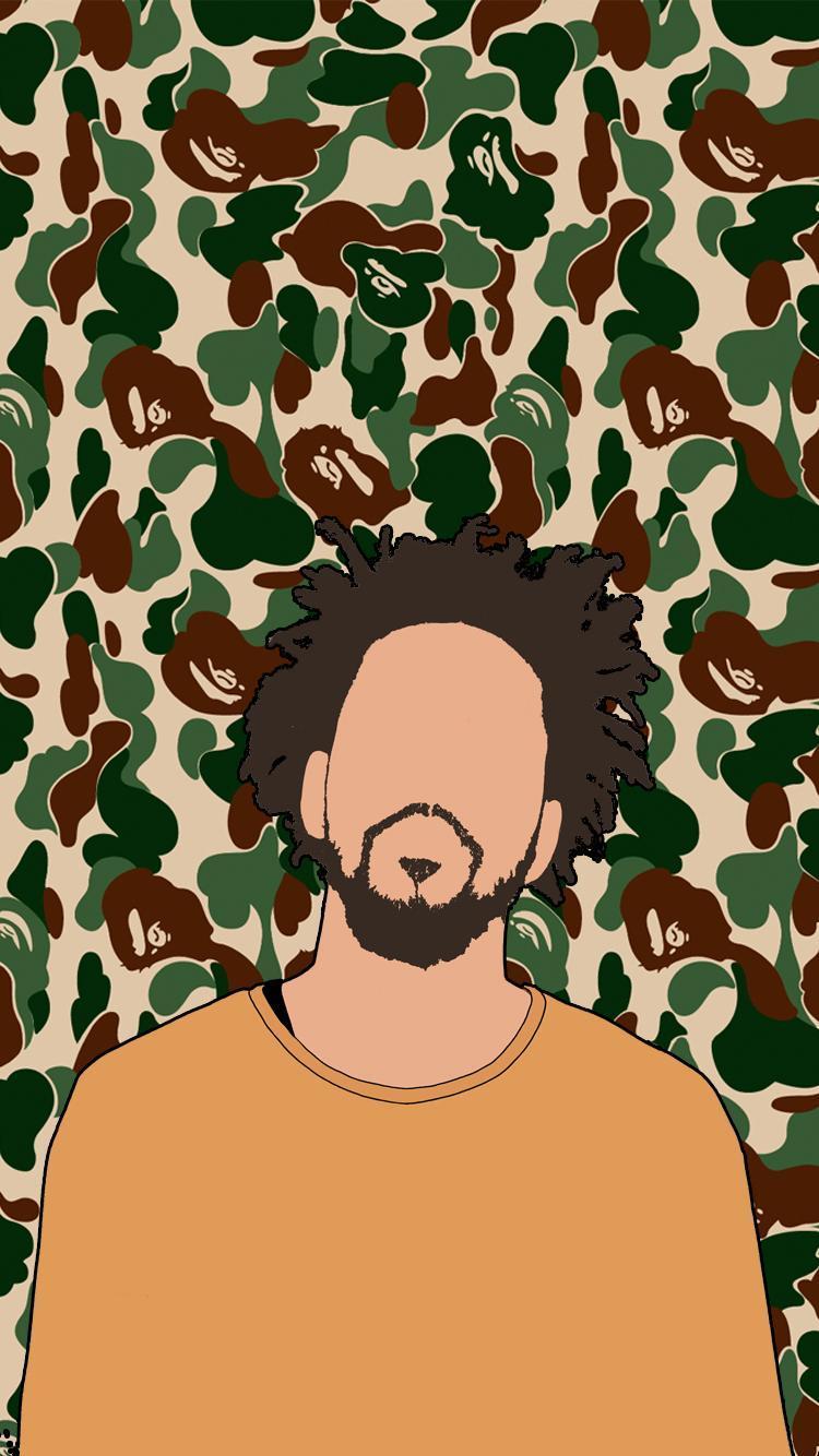 Camo BAPE con logo Supreme, streetwear, 737x1308 Full HD Verticale, Smartphone