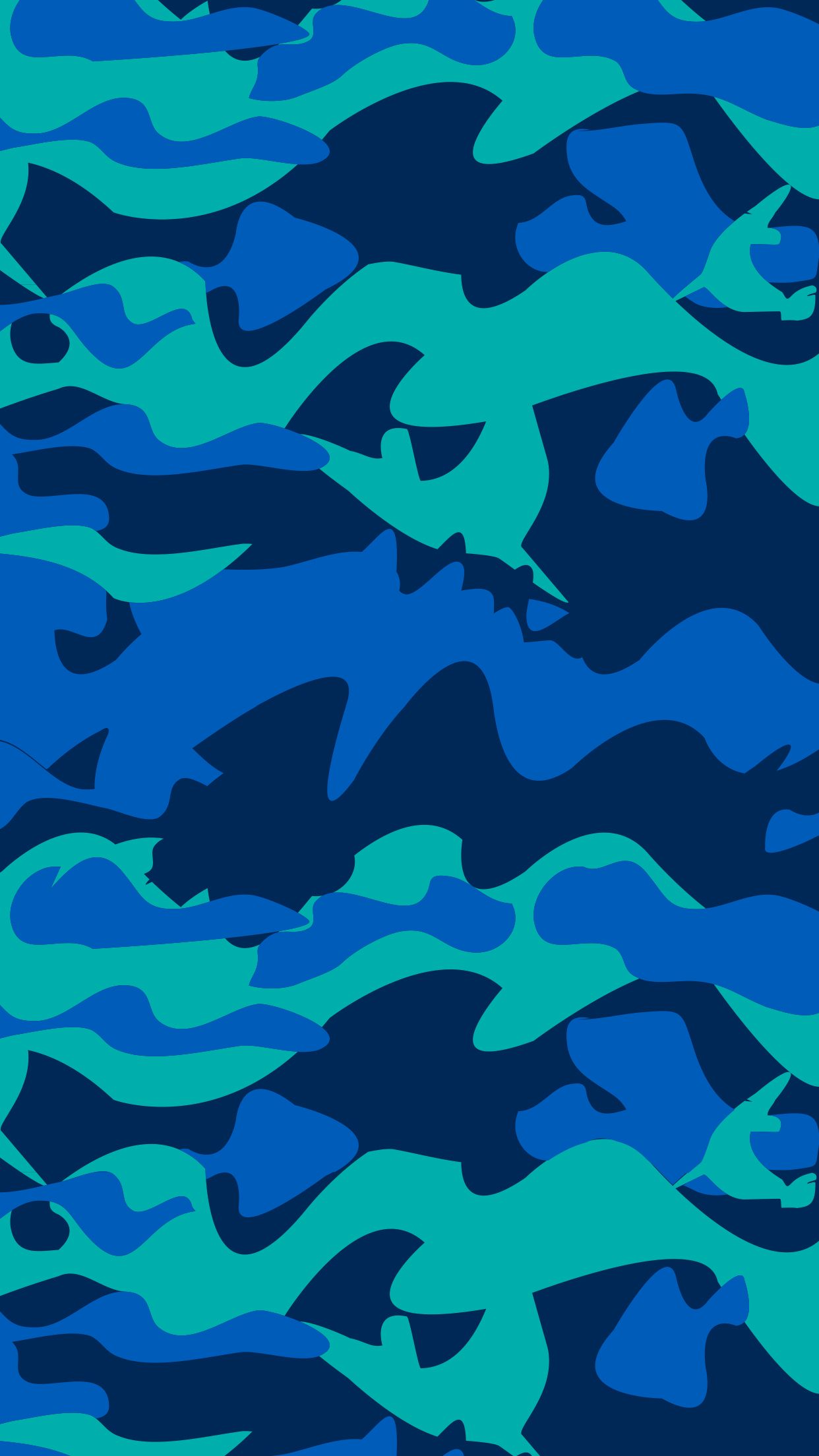 Camouflage BAPE blu verde, streetwear giapponese, 1242x2208 Full HD Verticale, Smartphone