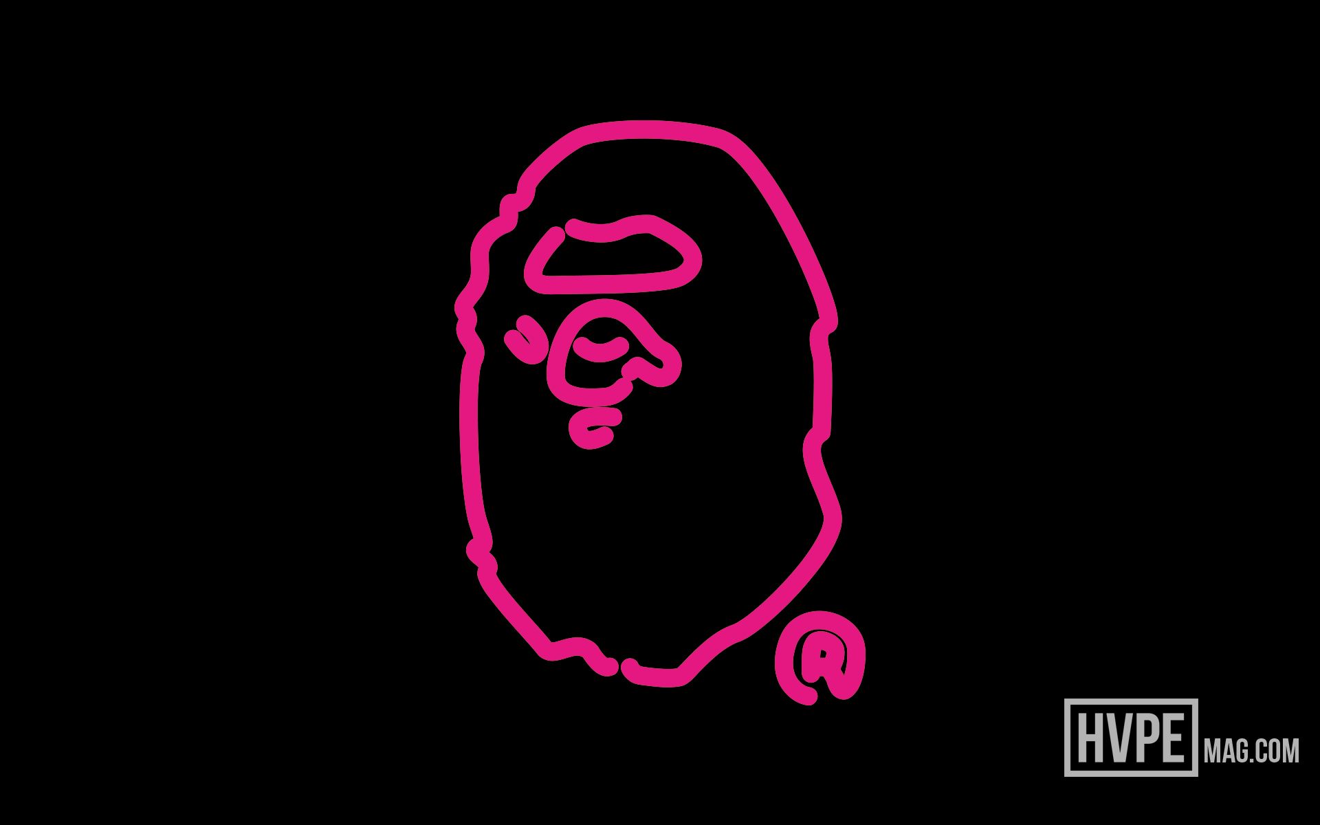Bape squalo faccia gialla, 1080x1920 Full HD Verticale, iPhone