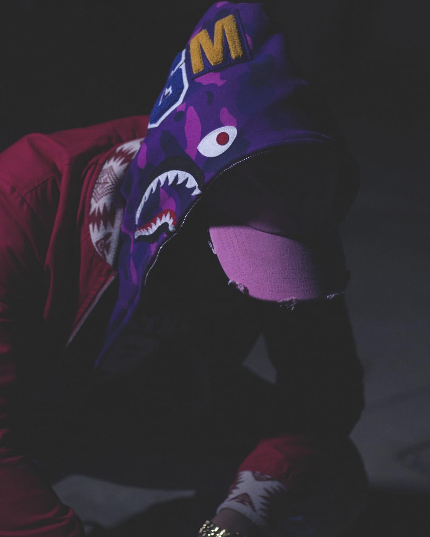 BAPE shark hoodie estintore, 1080x810 HD, Desktop