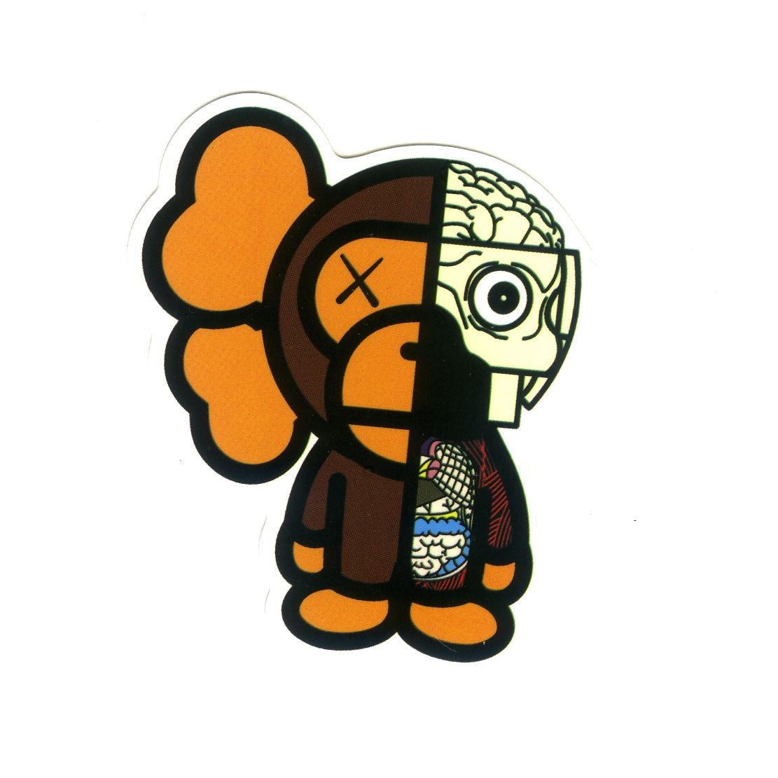 Baby Milo Kaws sticker, 1111x1111 HD, Desktop