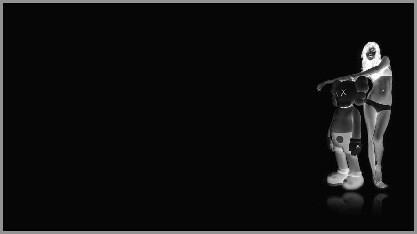 Logo Jordan x KAWS, 1024x768 HD, Desktop